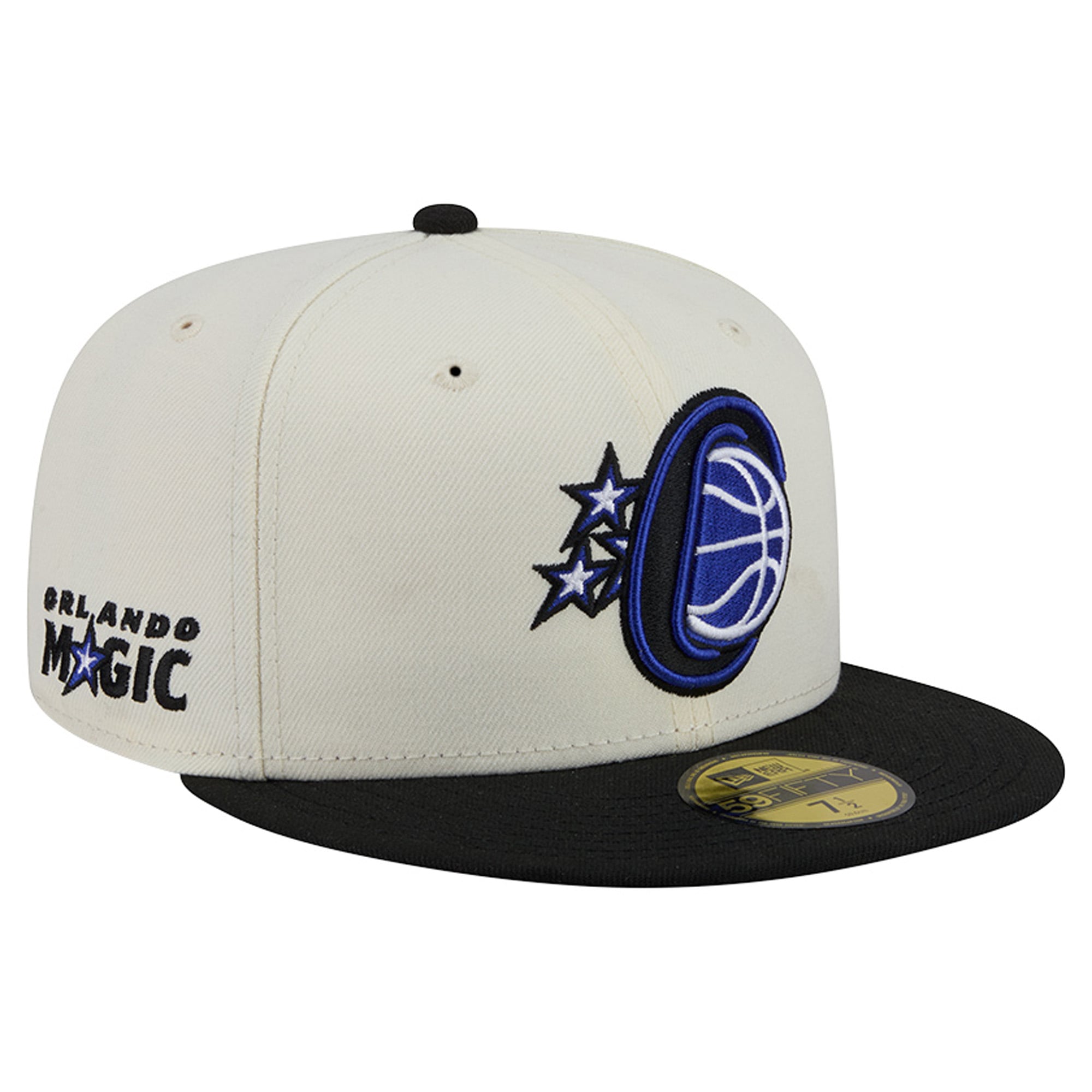 Casquette ajustée New Era Deceptor 59FIFTY crème/noire pour homme