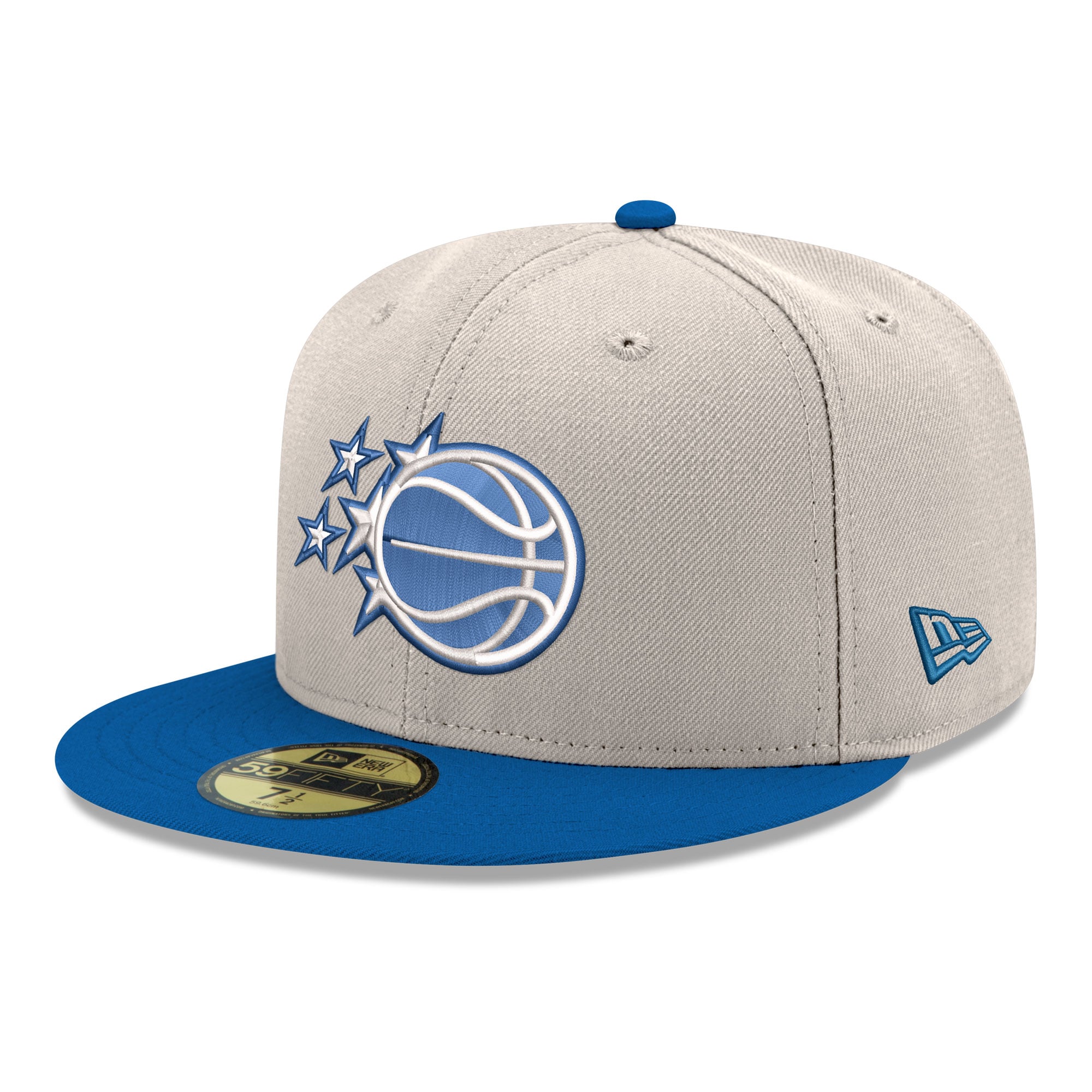 Men's Orlando Magic New Era White/Blue Chrome 59FIFTY Fitted Hat