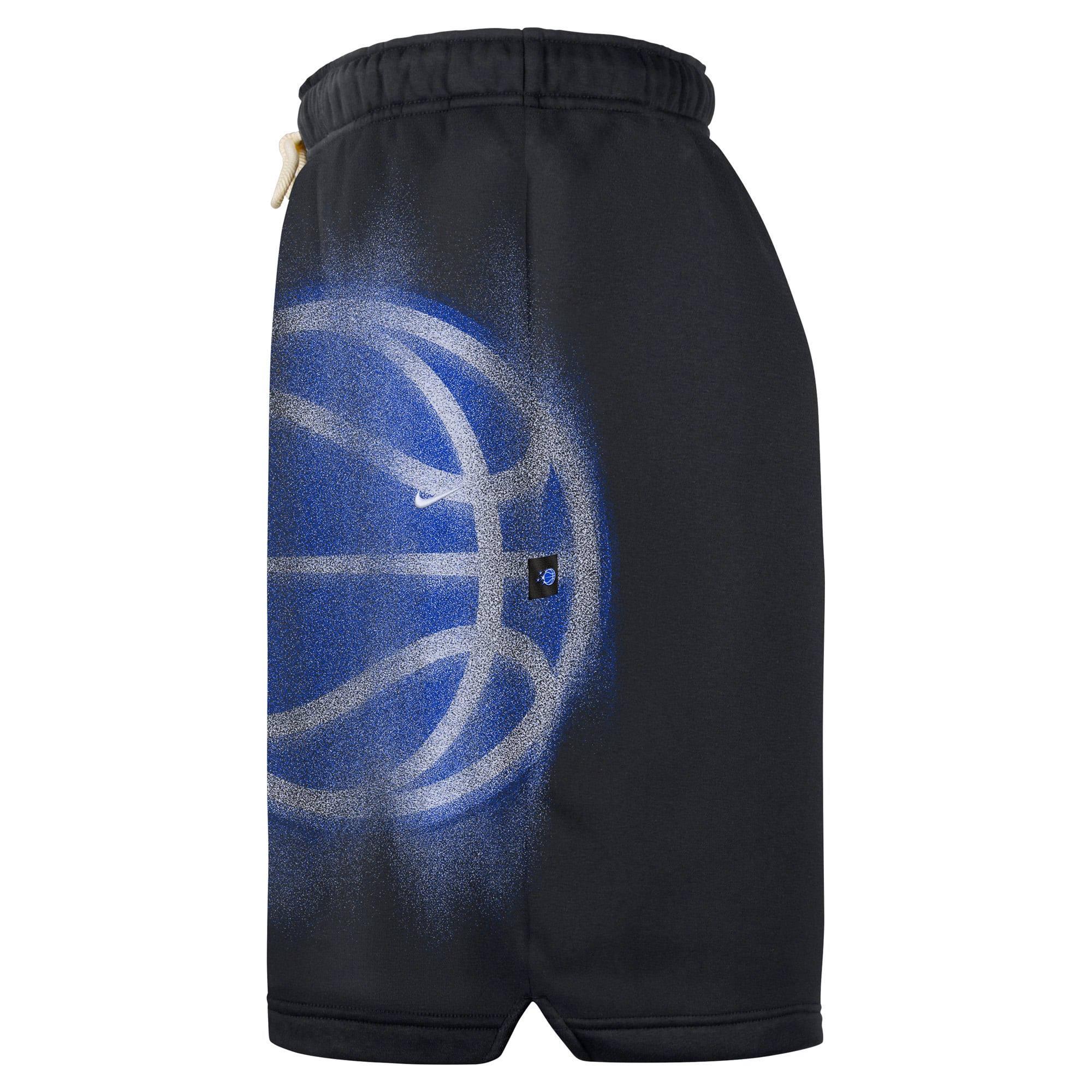 Short de sport Nike Icon en polaire noire Orlando Magic 2026 Standard Issue pour homme