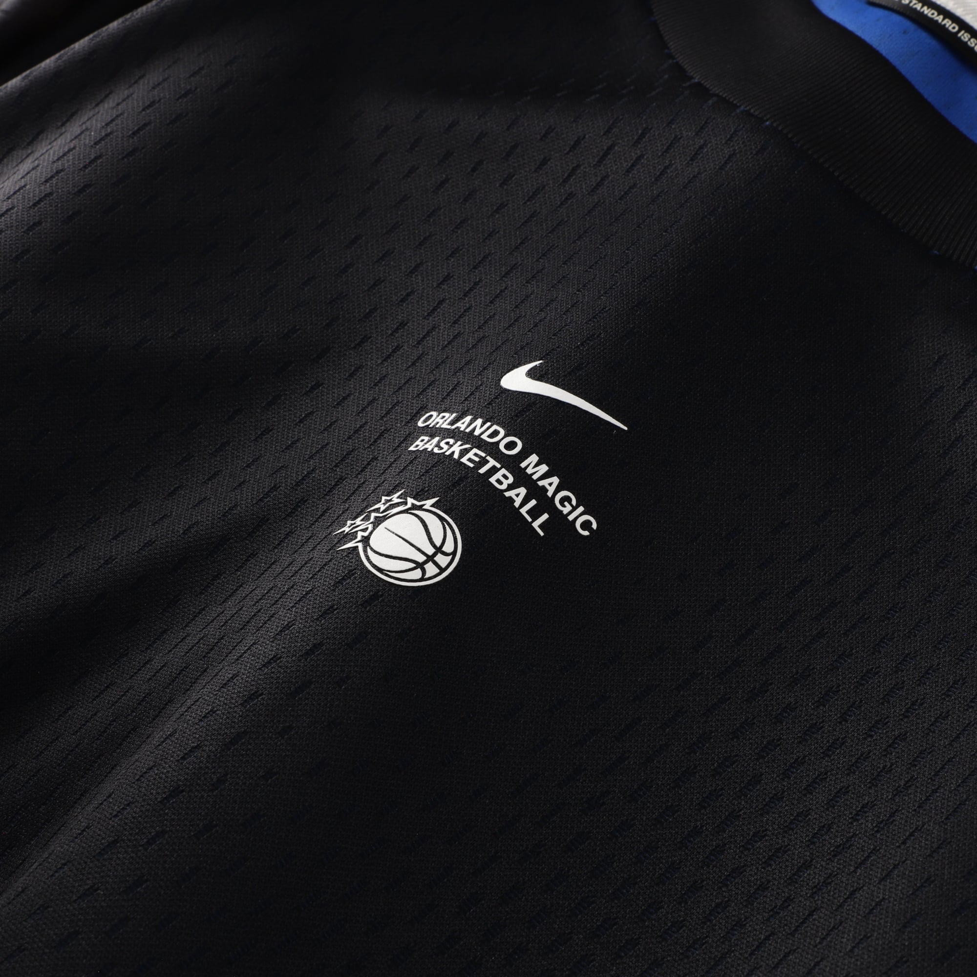 T-shirt à manches longues Nike noir Orlando Magic 2026 Standard Issue pour homme
