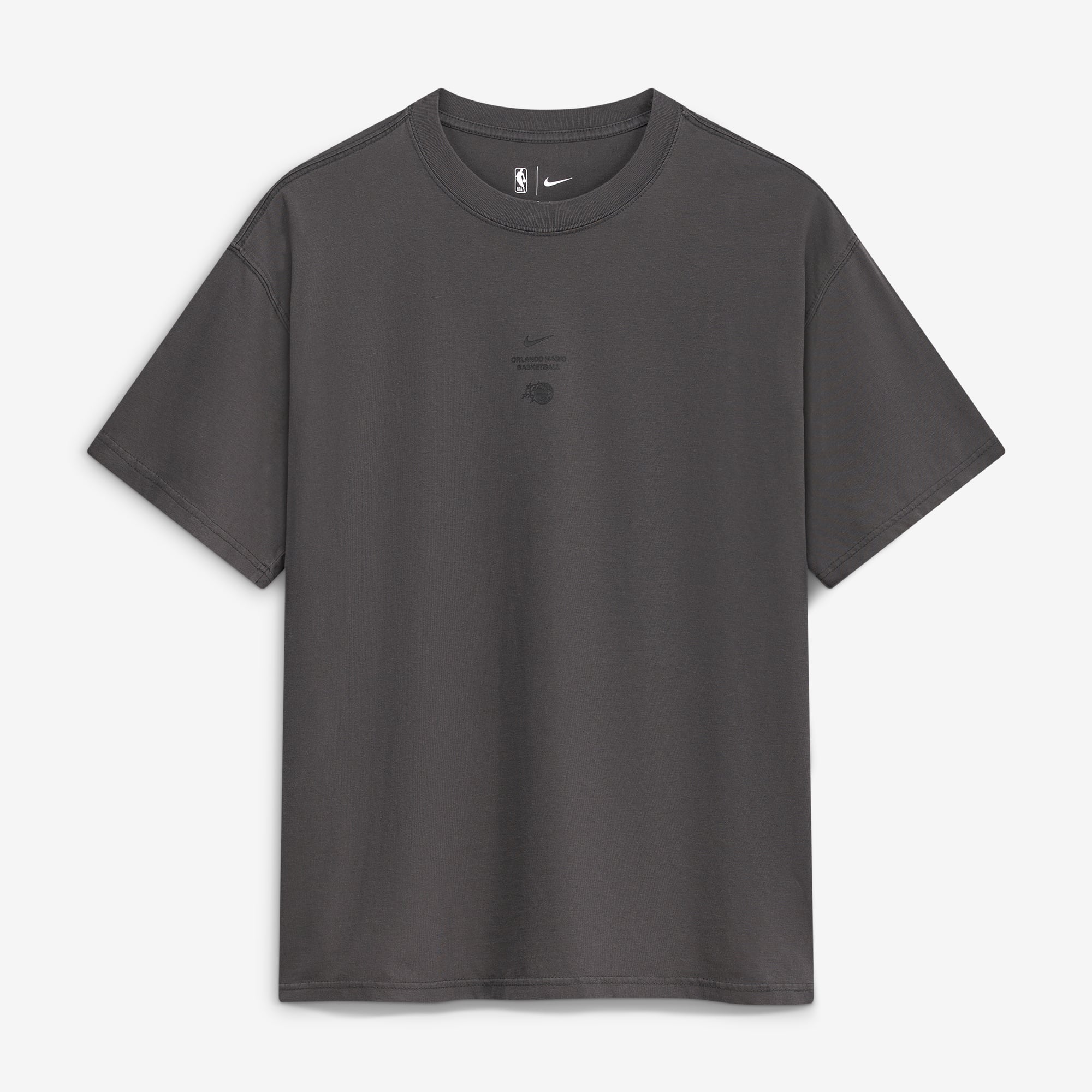 Men's Nike Charcoal Orlando Magic 2026 Standard Issue Pre-Game Max 90 T-Shirt
