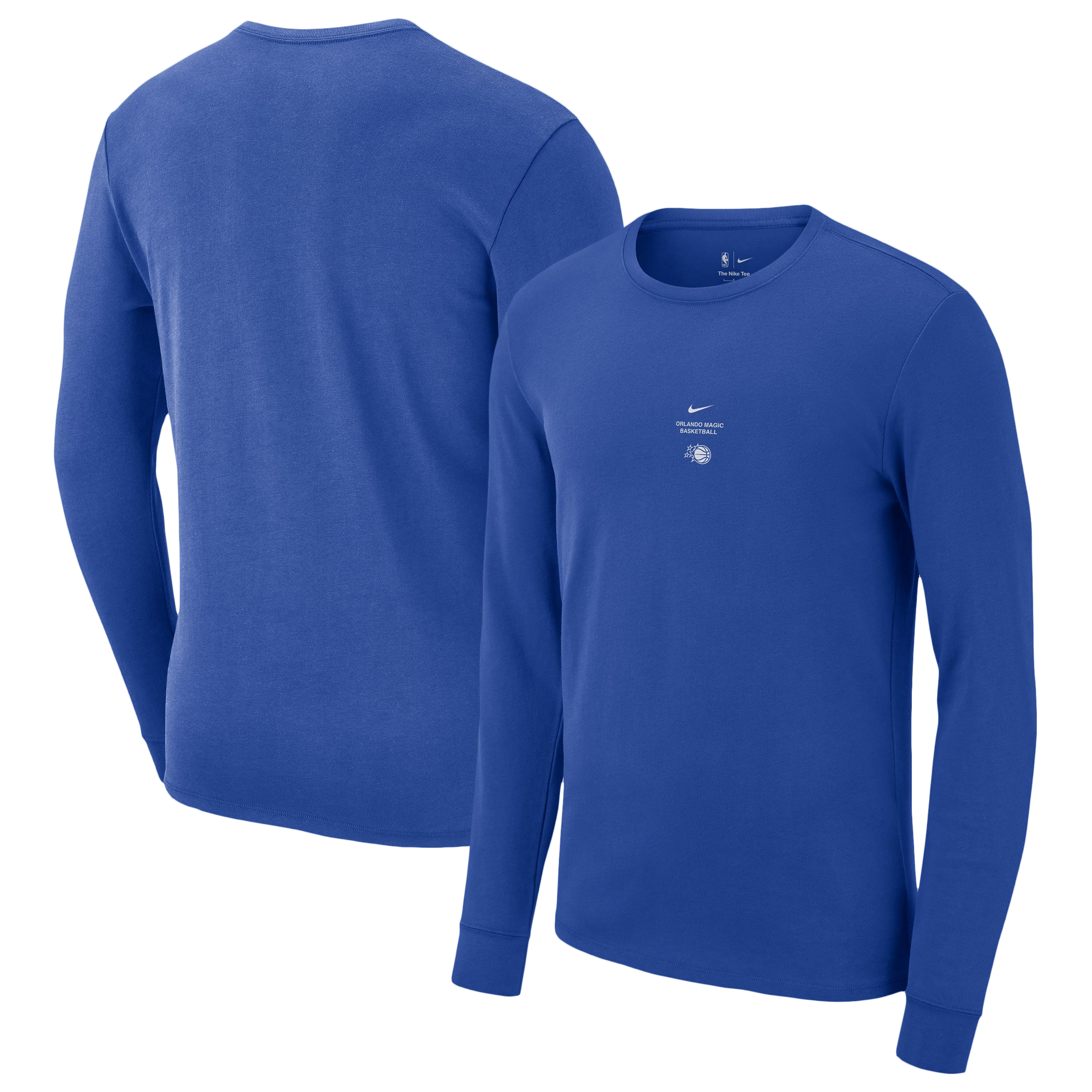 T-shirt d'entraînement à manches longues Nike Royal Orlando Magic 2026 pour homme