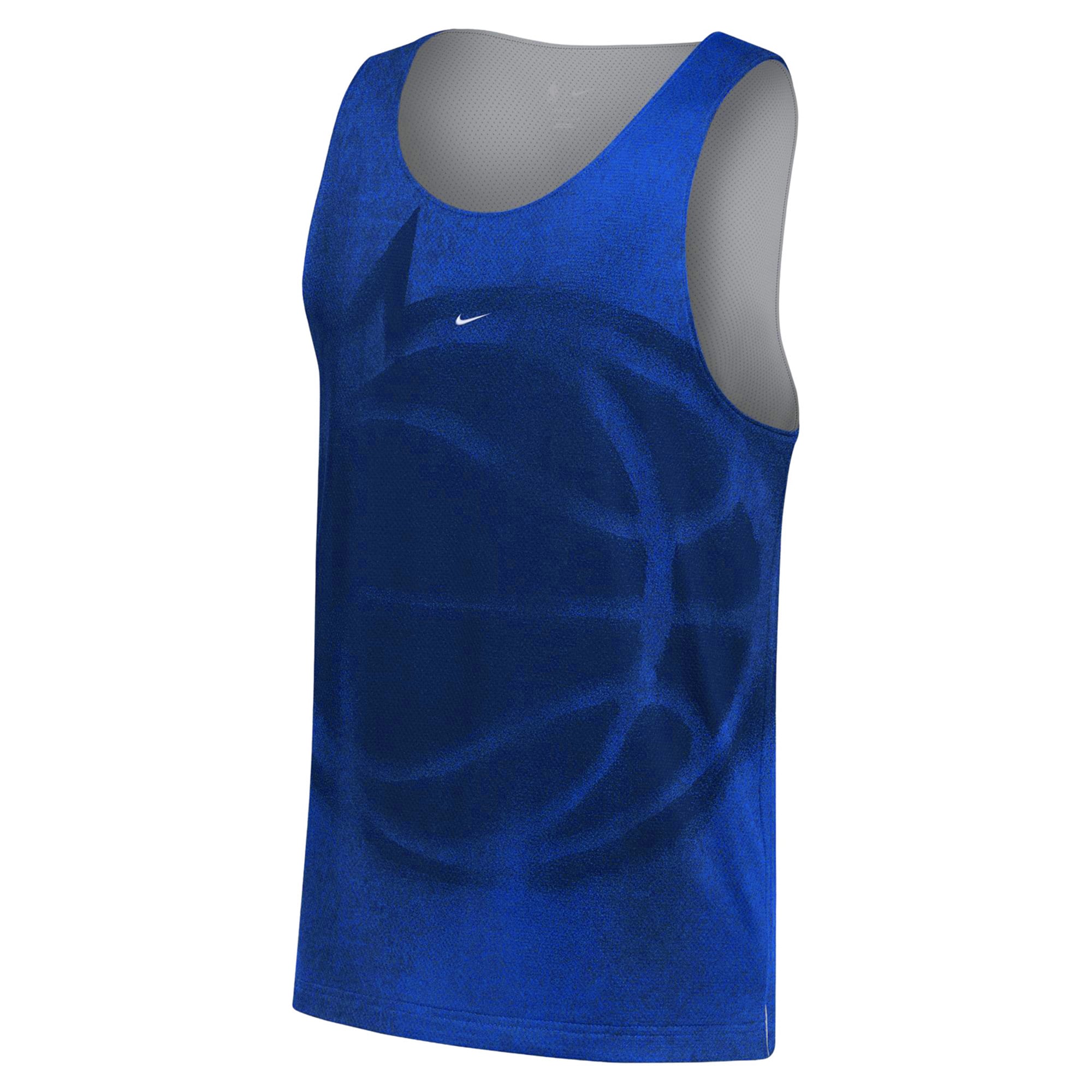Maillot réversible Nike Royal/Silver Orlando Magic 2026 Standard Issue Practice Icon Mesh pour homme