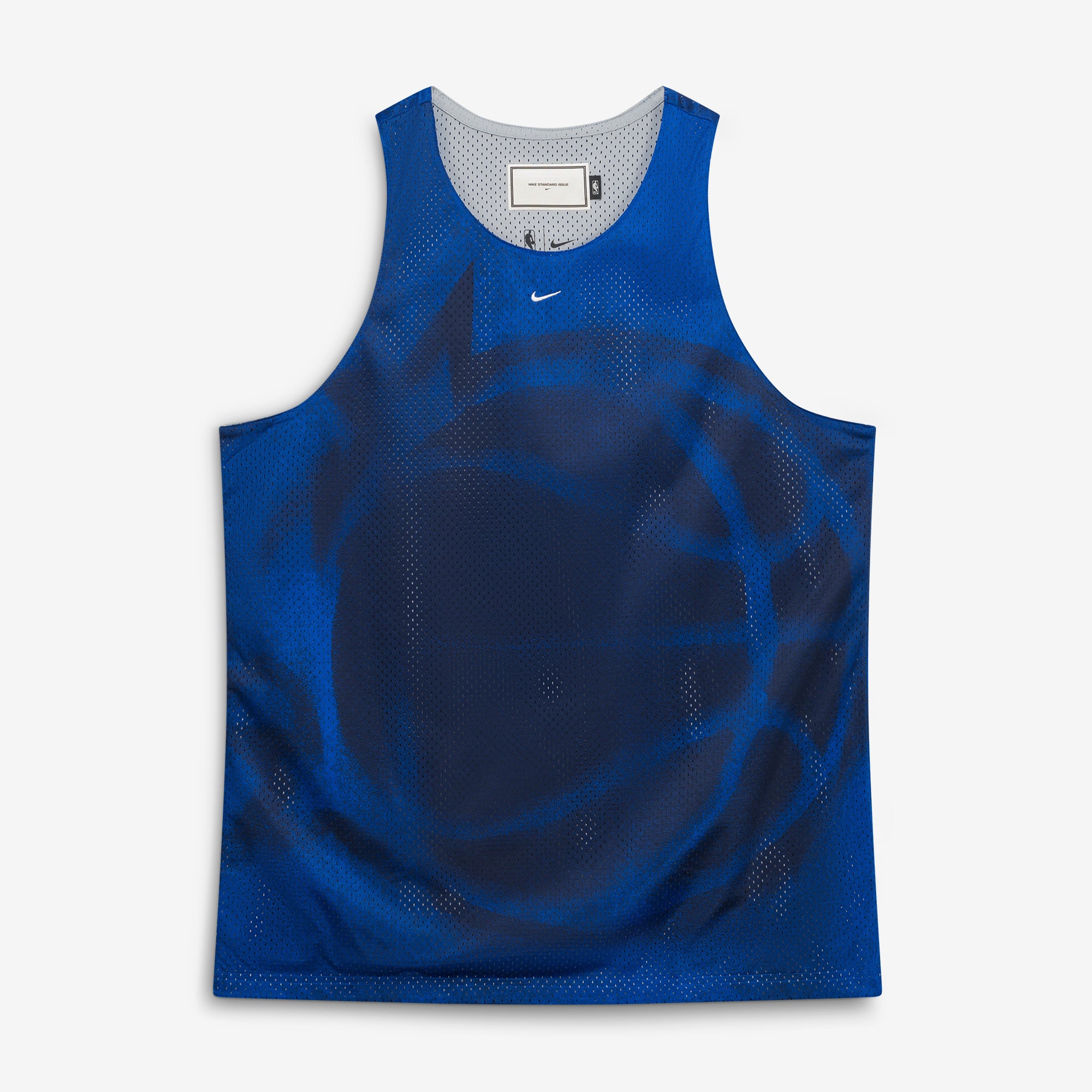 Maillot réversible Nike Royal/Silver Orlando Magic 2026 Standard Issue Practice Icon Mesh pour homme