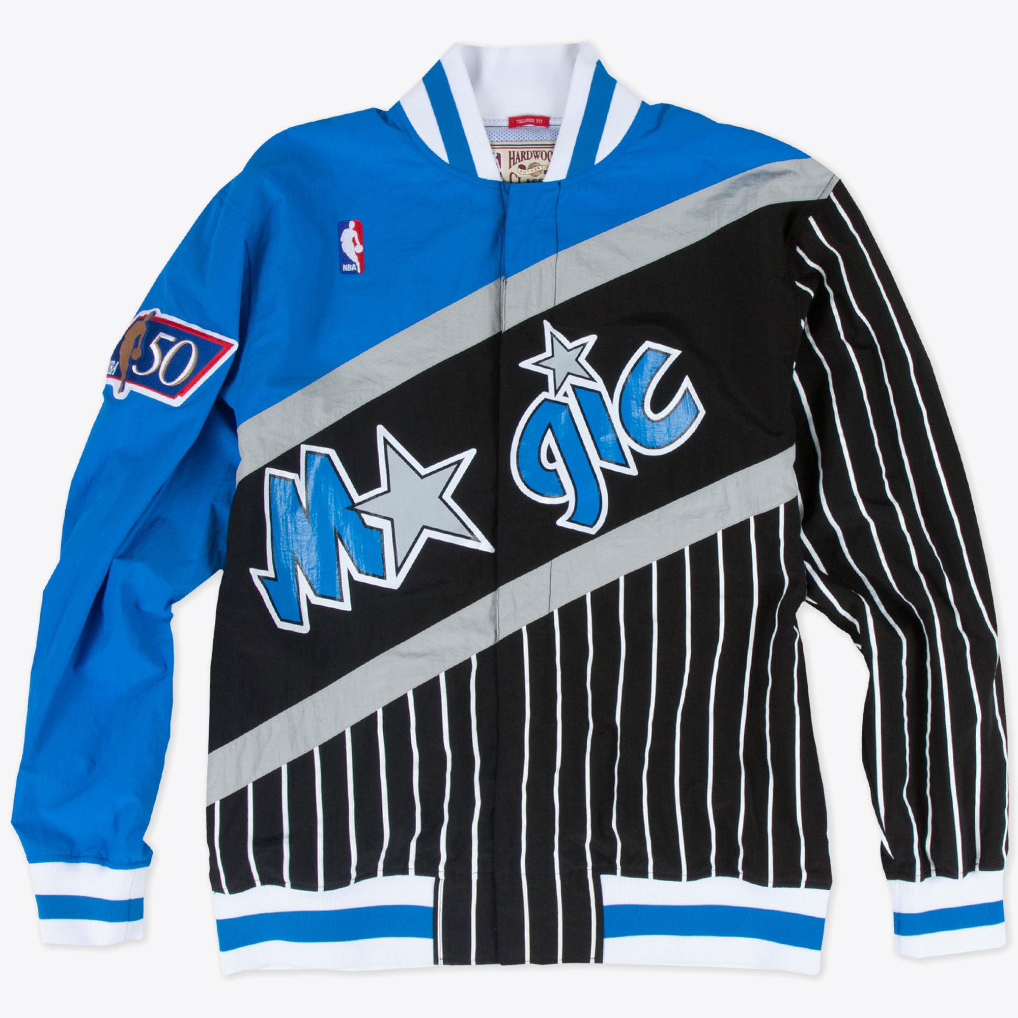 Orlando Magic 1996-97 Black Authentic Full-Snap Warmup Jacket