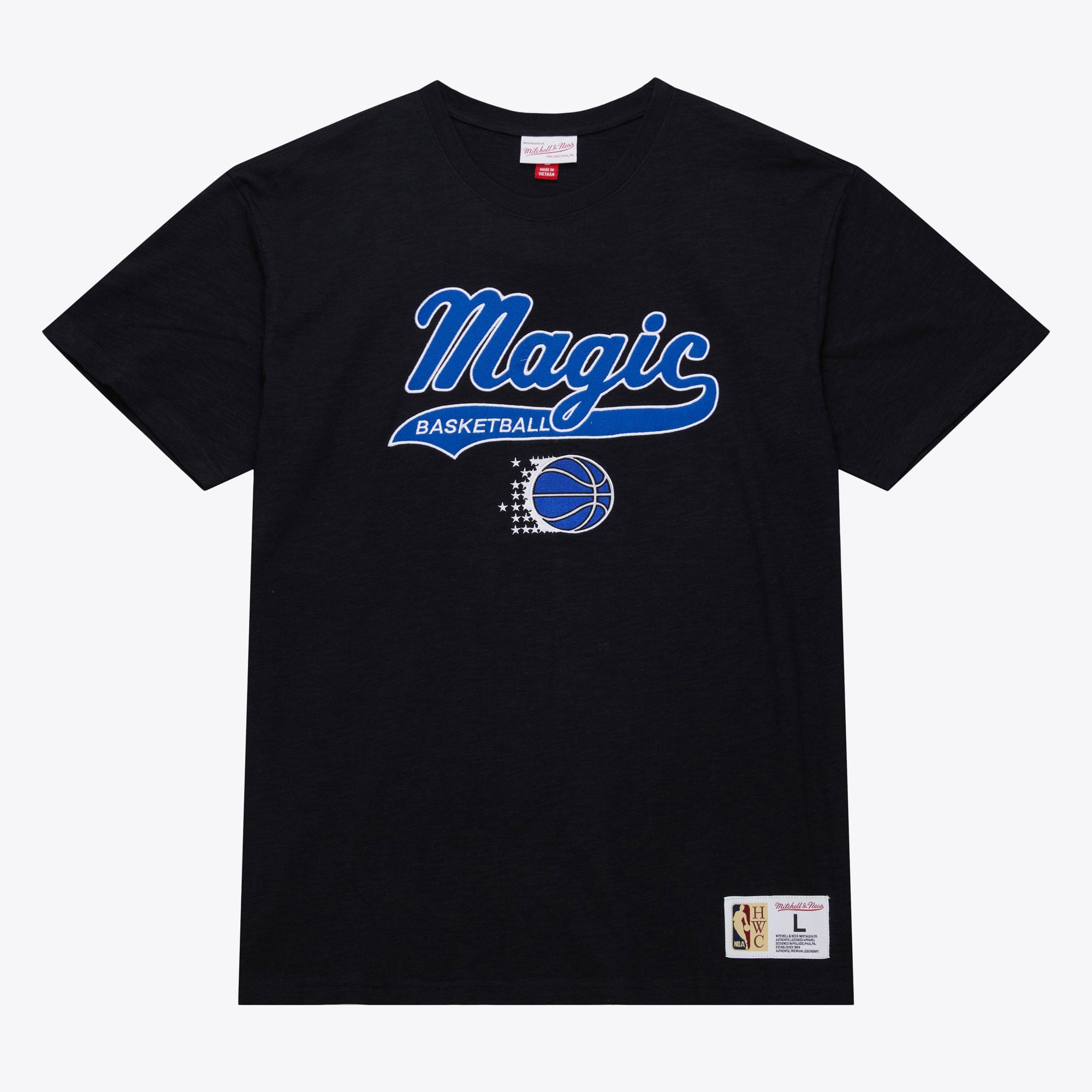 Orlando Magic Black Vintage Logo Legendary Slub T-Shirt