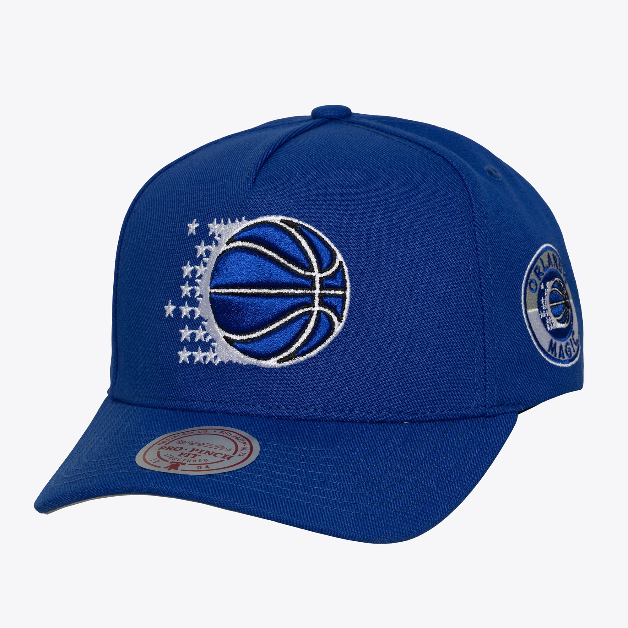 Orlando Magic Blue Hardwood Classics Double Clutch Pro Pinch Snapback Hat