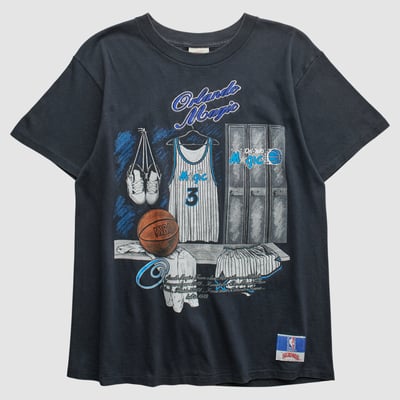 Orlando Magic Nutmeg Mills 90s T-shirt - Black - S by Fanatics Real Vintage