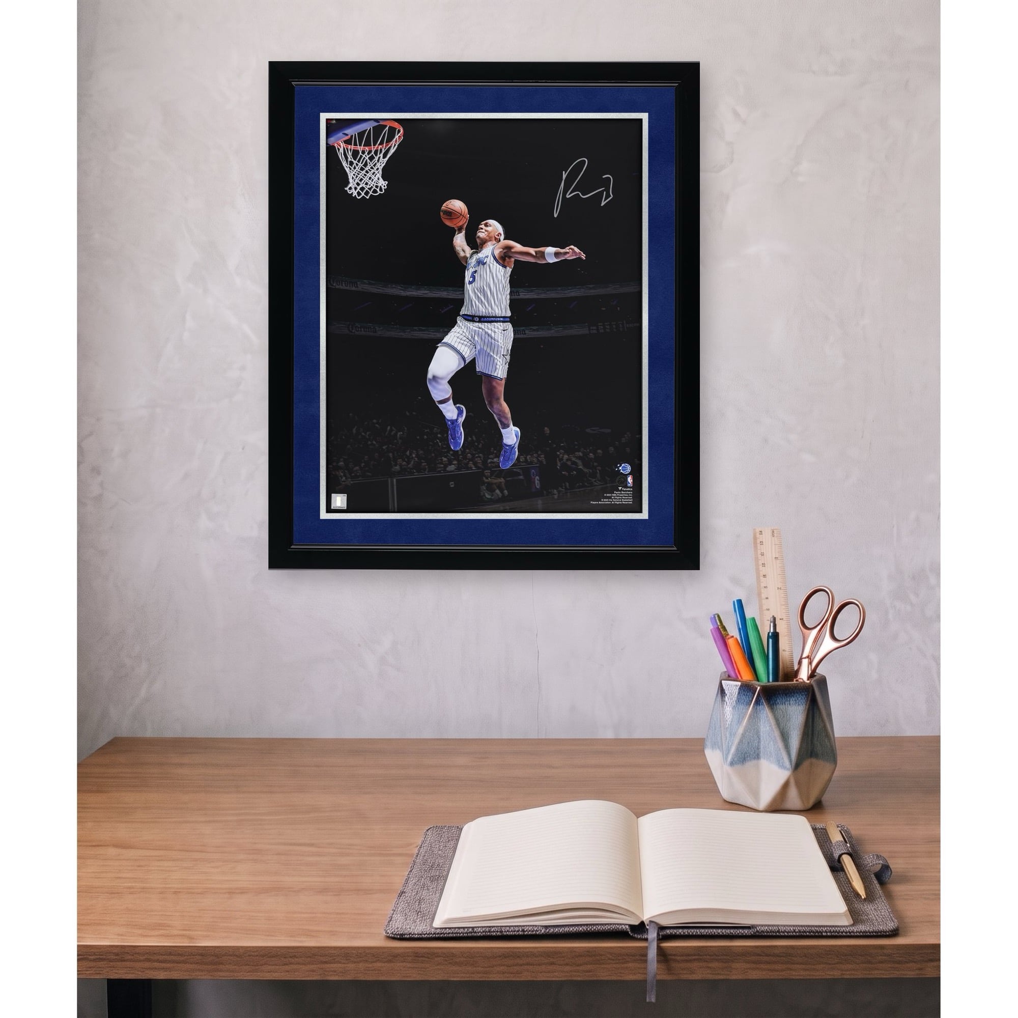 Paolo Banchero Orlando Magic Autographed 16" x 20" Dunk vs. 76ers Spotlight Photograph