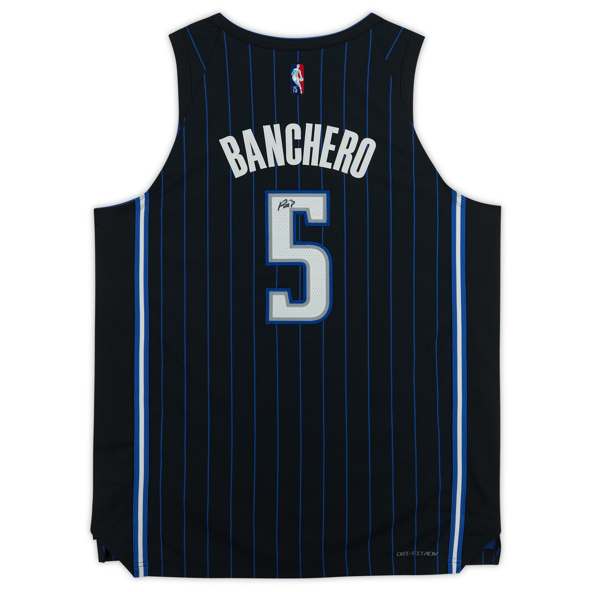 Paolo Banchero Orlando Magic Autographed Black Nike Icons Authentic 2022-2023 Jersey
