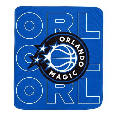 Orlando Magic Pegasus Abbreviation Echo 50" x 60" Ultra Soft Blanket