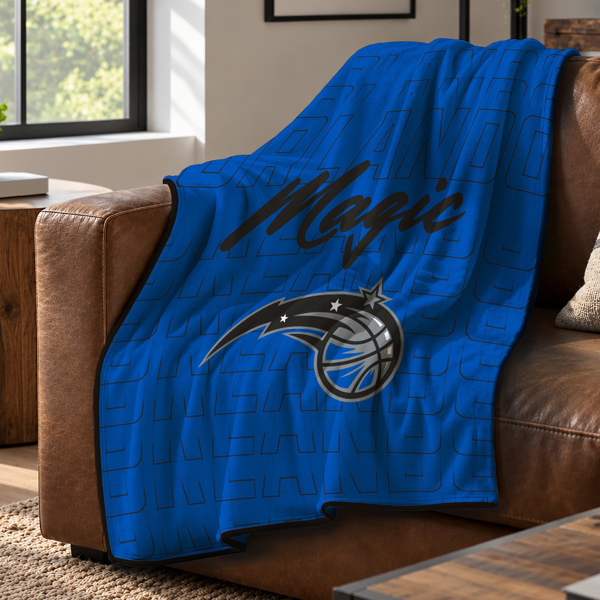 Couverture ultra douce Pegasus Orlando Magic Echo Script Fade 50" x 60"