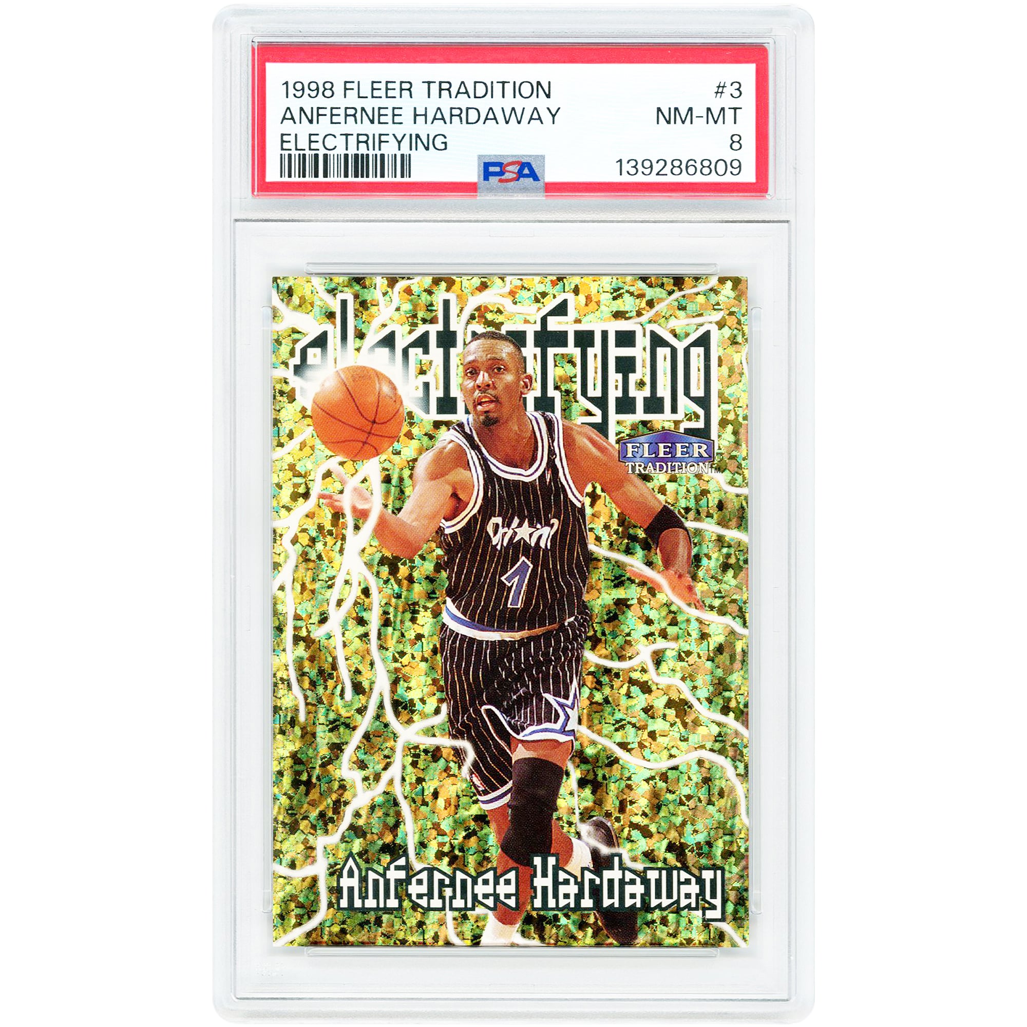 Penny Hardaway Orlando Magic 1998 Fleer Tradition Electrifying #3 