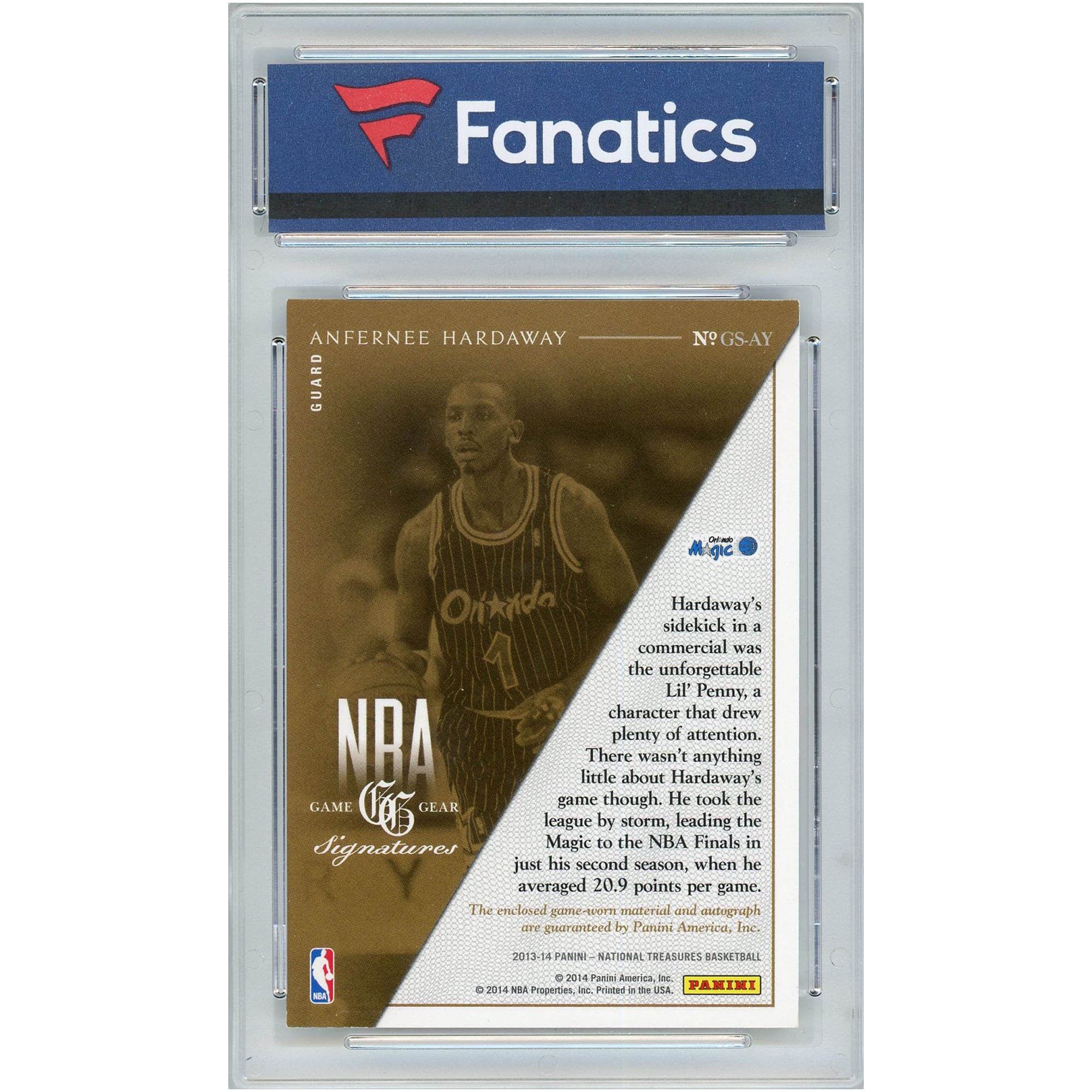Panini NBAカード Penny Hardaway Anferne サイン 【公式通販】