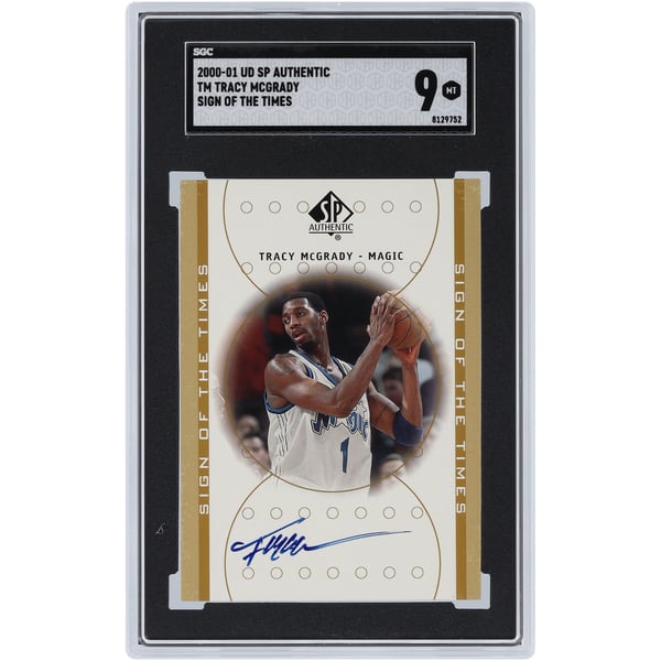 Tracy McGrady Orlando Magic Autographed 2000-01 Upper Deck SP 