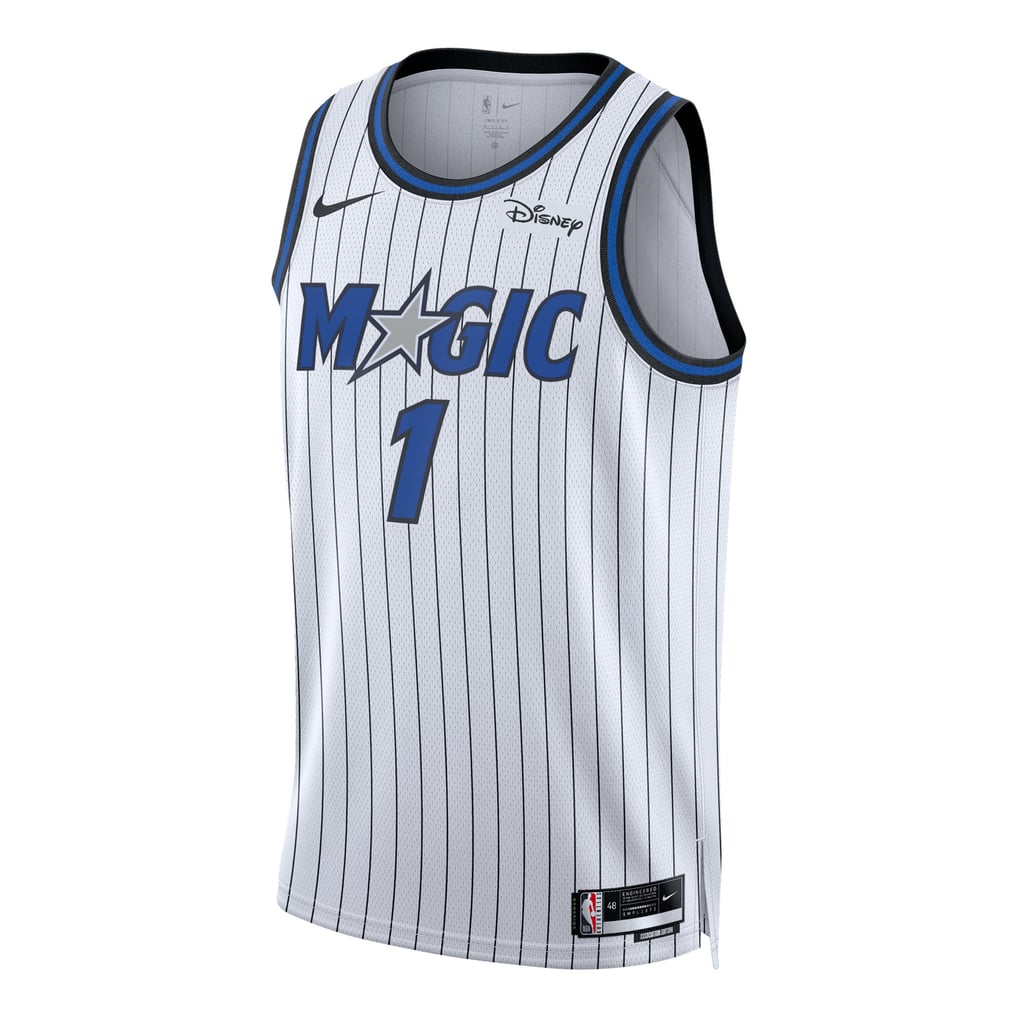 Magic Dunkers Unisex Nike Jonathan Isaac White Orlando Magic Badge Swingman Player ...