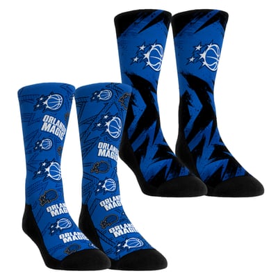  Orlando Magic Rock Em Unisex Game Day 2-Pack Crew Socks - Blue