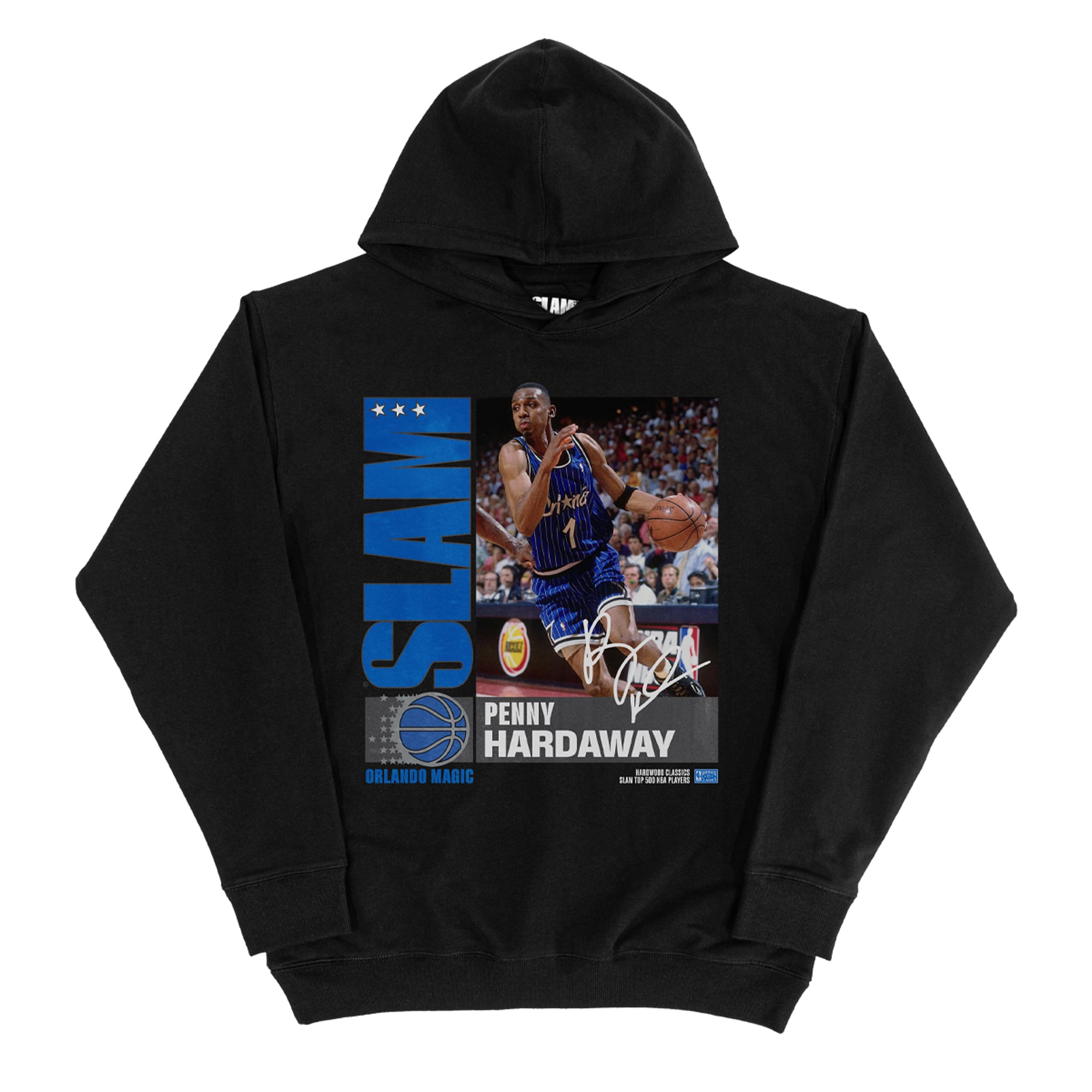 Sweat à capuche unisexe SLAM Penny Hardaway noir Orlando Magic Top 500