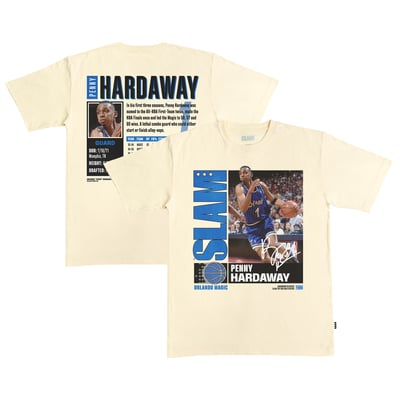 T-shirt unisexe épais Penny Hardaway Orlando Magic SLAM Top 500 - Crème