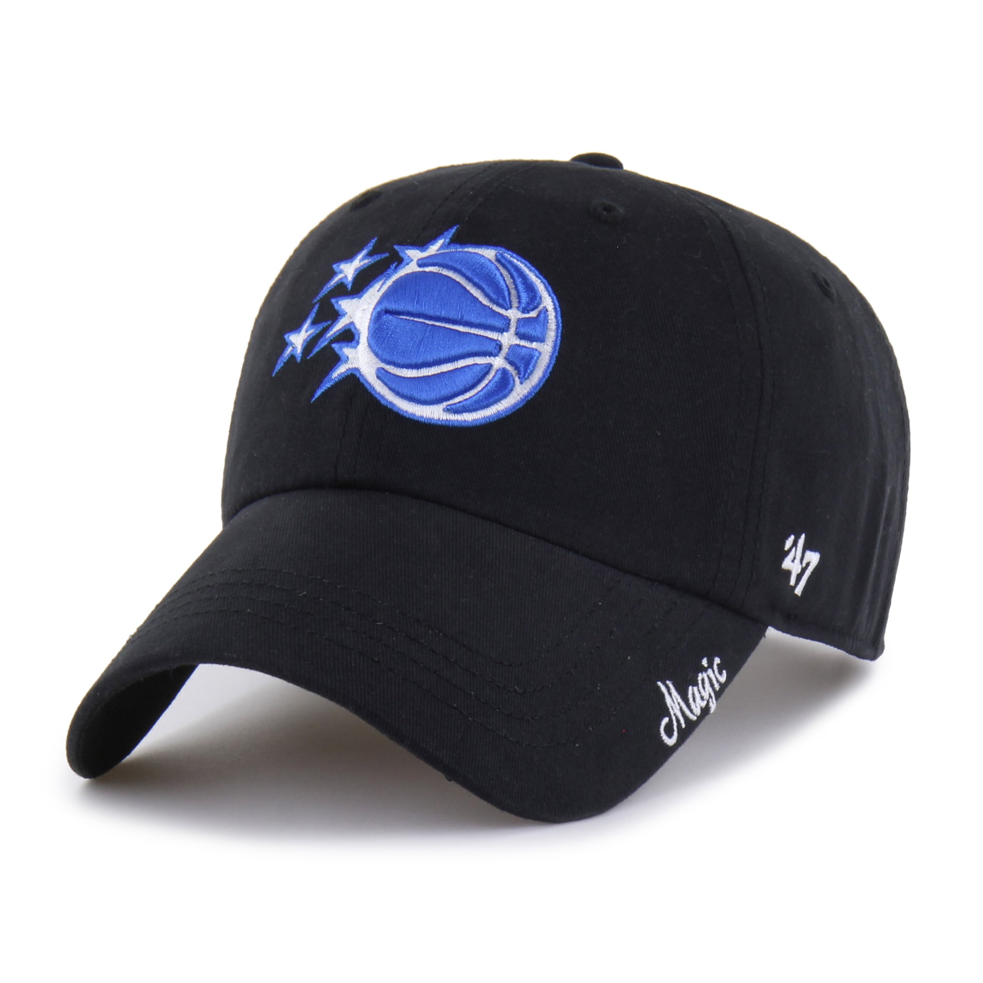 Women's Orlando Magic '47 Black Miata Clean Up Adjustable Hat