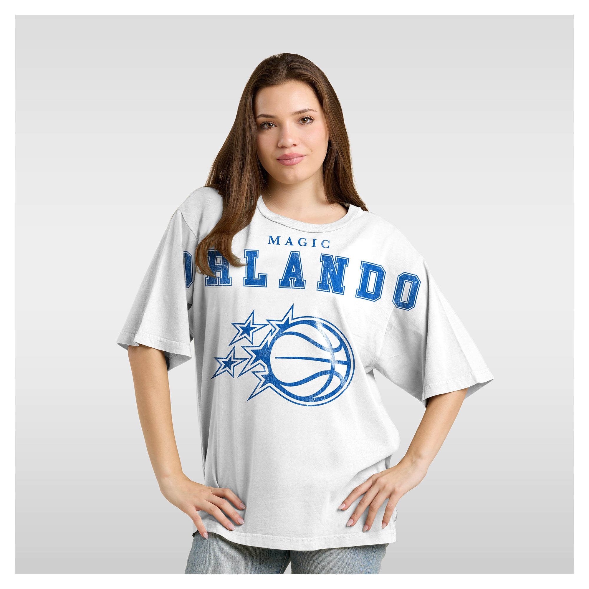 T-shirt décontracté Fanatics blanc Orlando Magic Spirit pour femmes