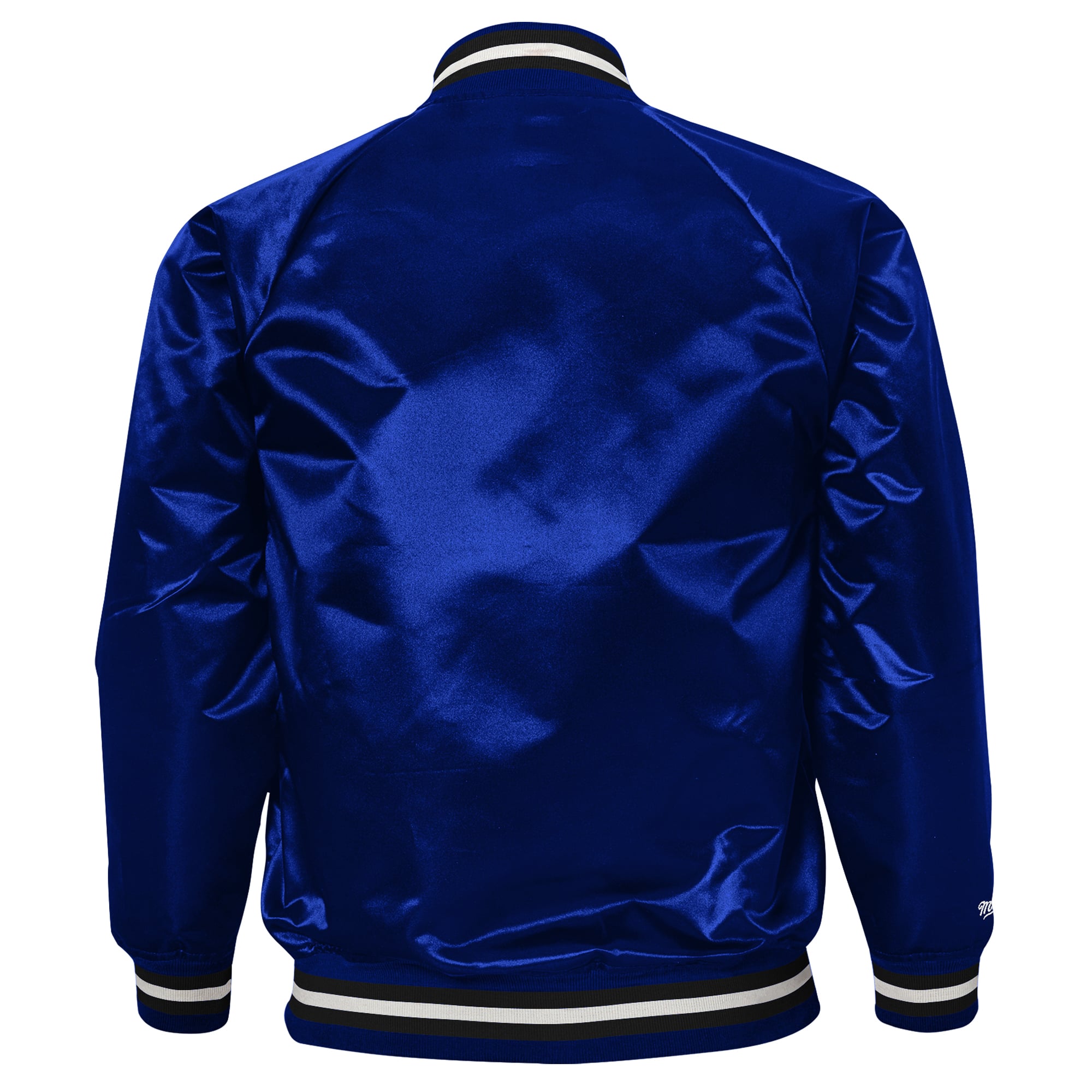 Youth Mitchell & Ness Blue Orlando Magic Lightweight Satin Raglan Full-Snap Jacket