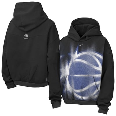  Orlando Magic Nike Youth 2026 Standard Issue Practice Icon Fleece Pullover Hoodie - Black