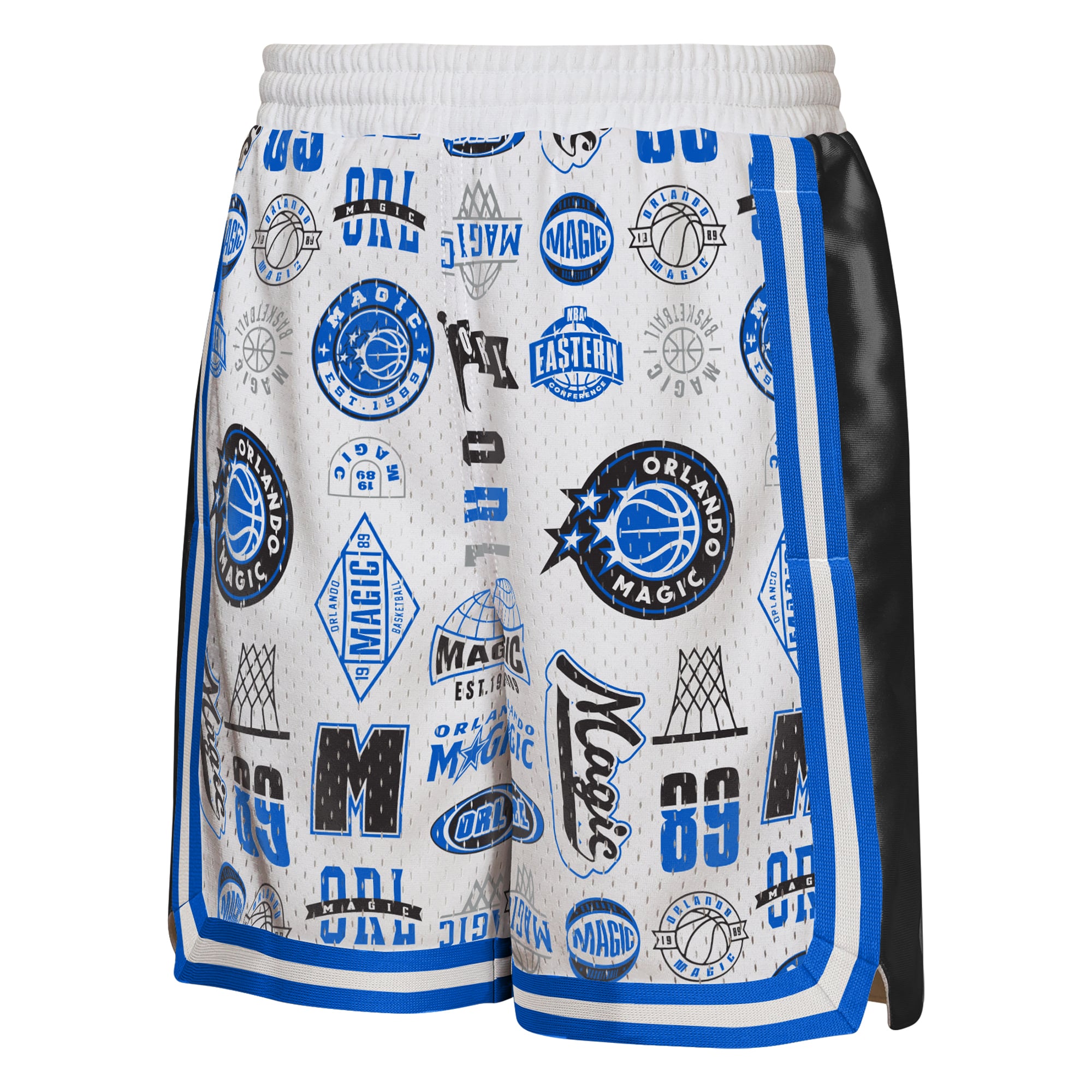 Short de basketball Outerstuff blanc Orlando Magic Ball Hog Dazzle pour jeunes