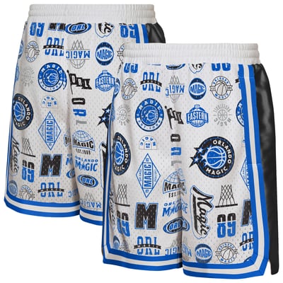 Orlando Magic Outerstuff Youth Ball Hog Dazzle Basketball Short - White
