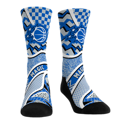  Orlando Magic Rock Em Youth Ball Pattern Crew Socks - Blue