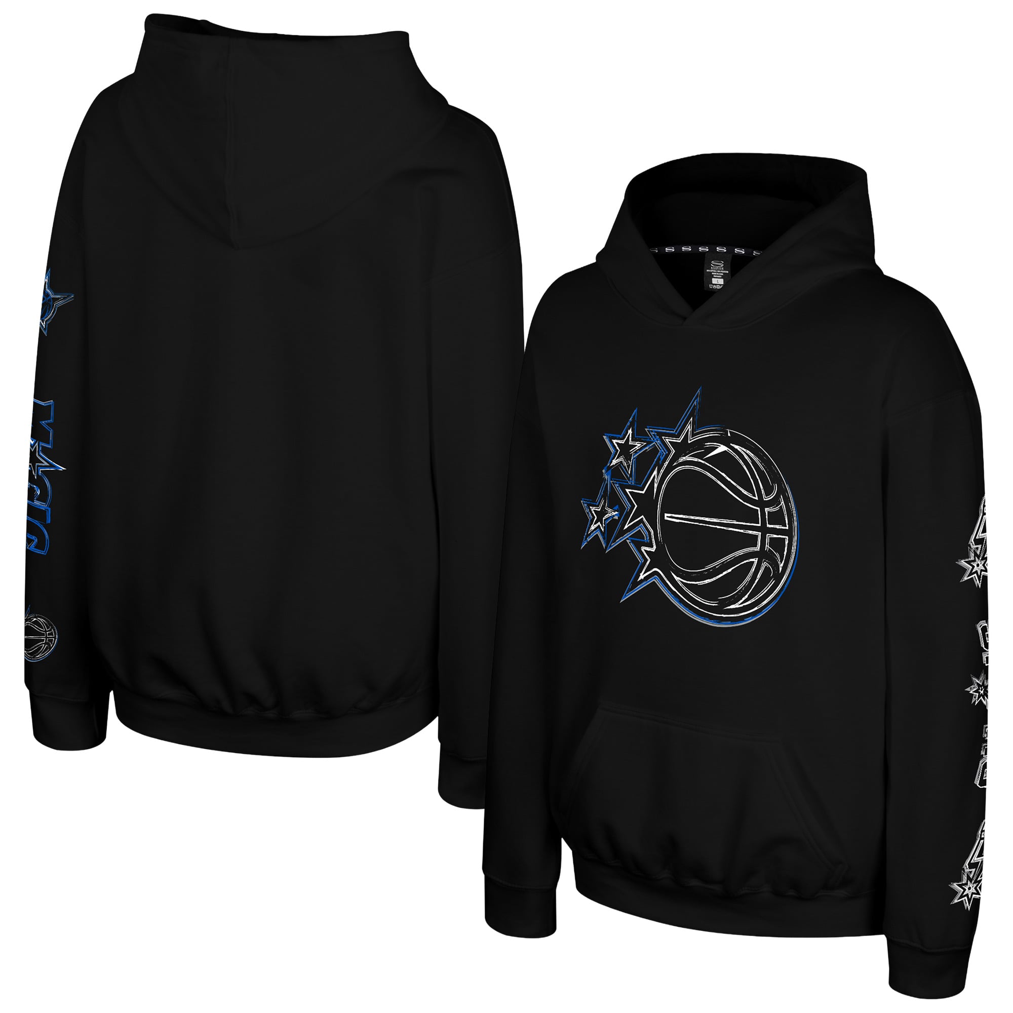 Youth Stadium Essentials Black Orlando Magic Legends Elementized Hoodie