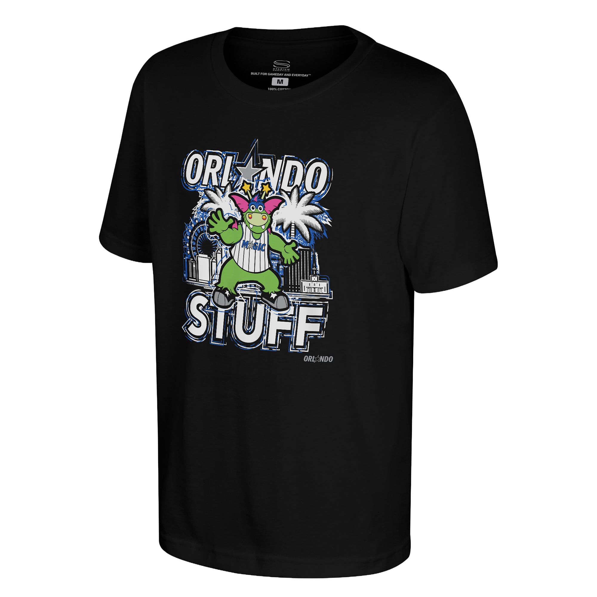 Youth Stadium Essentials Black Orlando Magic Most Valuable Mascot T-Shirt