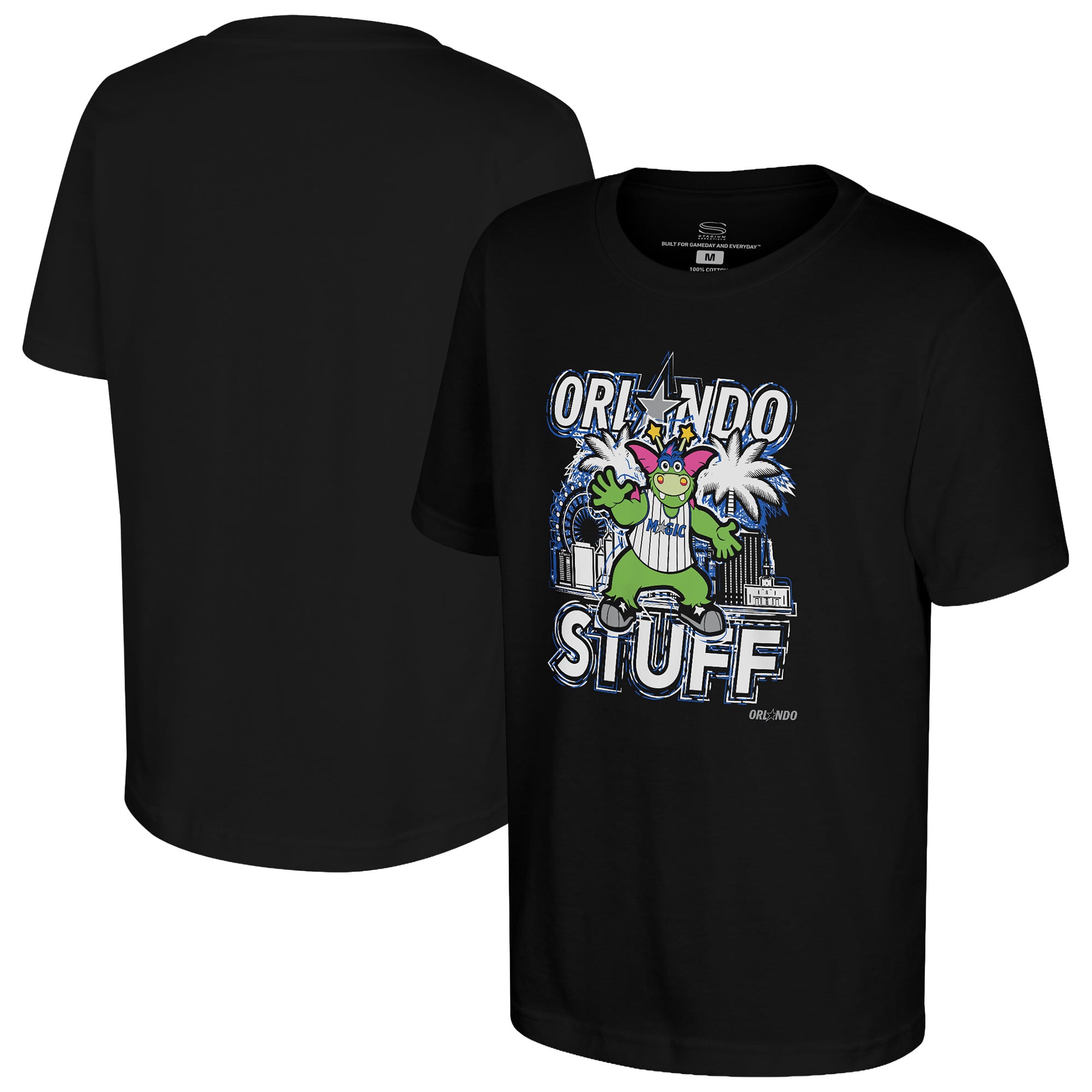 Youth Stadium Essentials  Black Orlando Magic Most Valuable Mascot T-Shirt