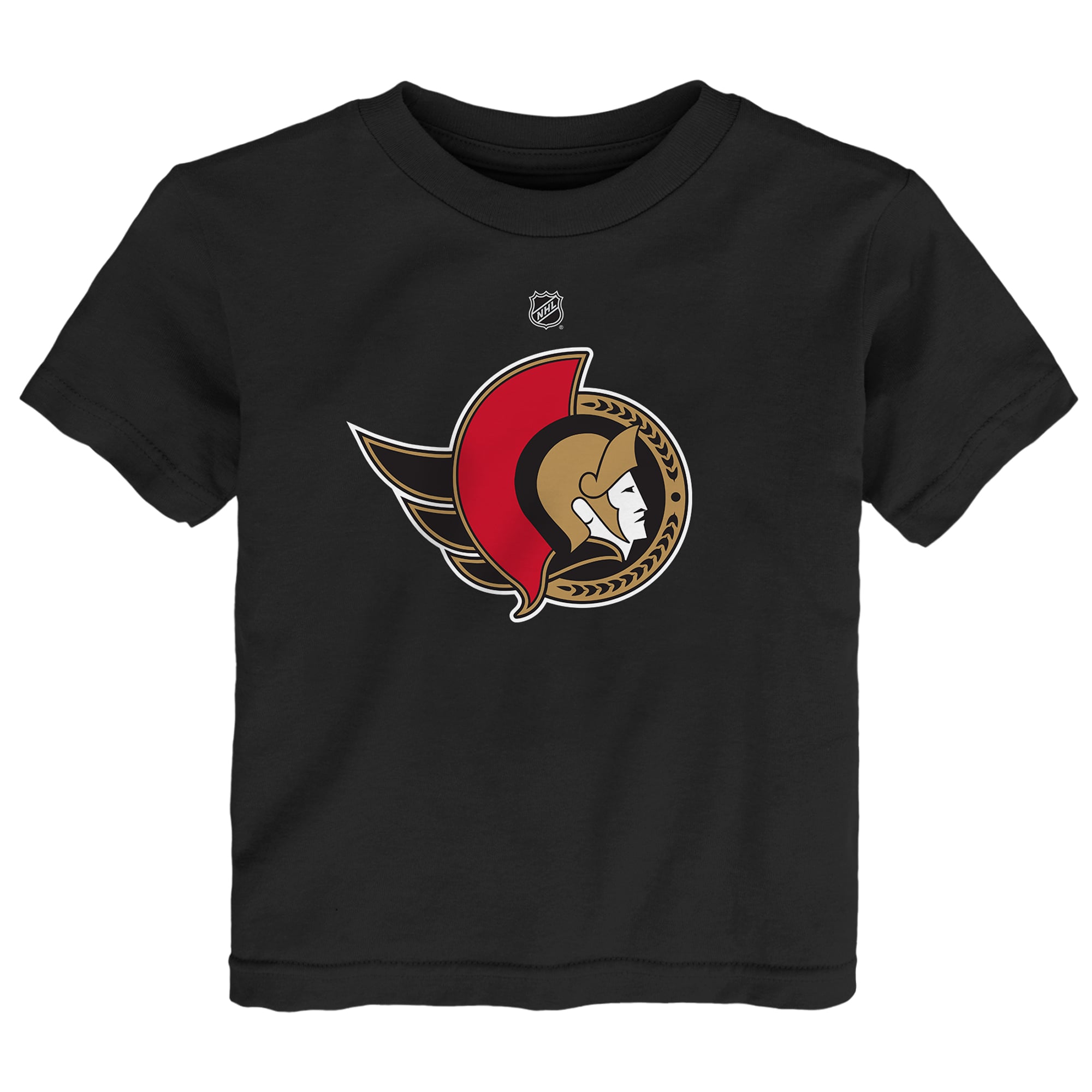 Infant Outerstuff Black Ottawa Senators Primary Logo T-Shirt