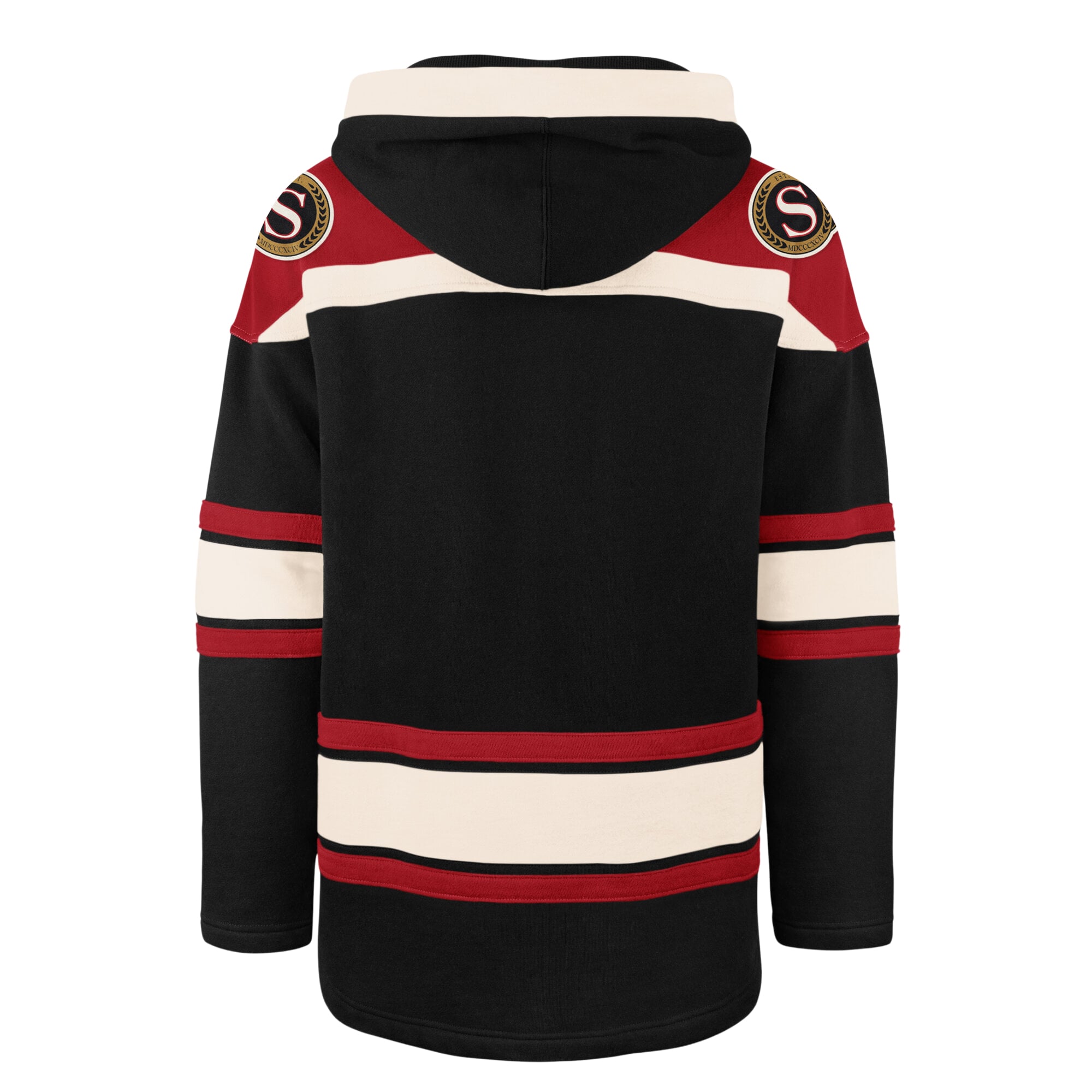 Men's '47  Black Ottawa Senators Superior Lacer Hoodie