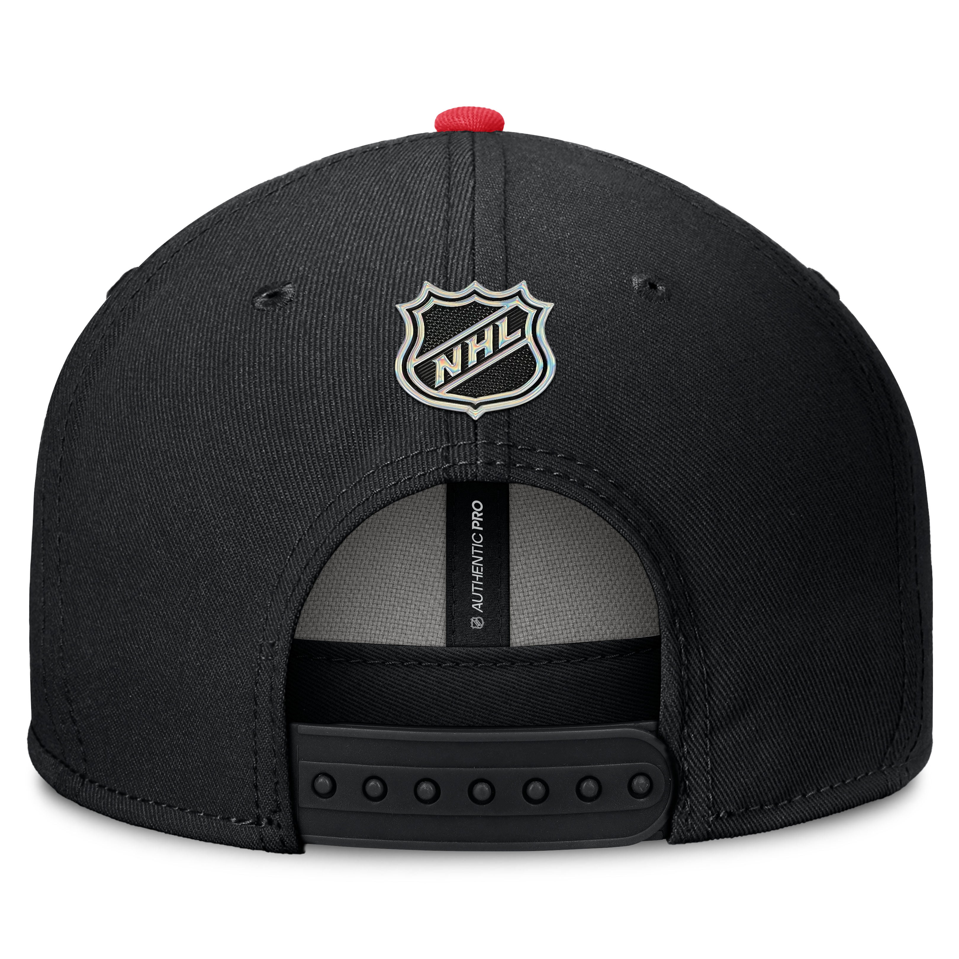 Men's Fanatics Black Ottawa Senators Authentic Pro Rink Snapback Hat
