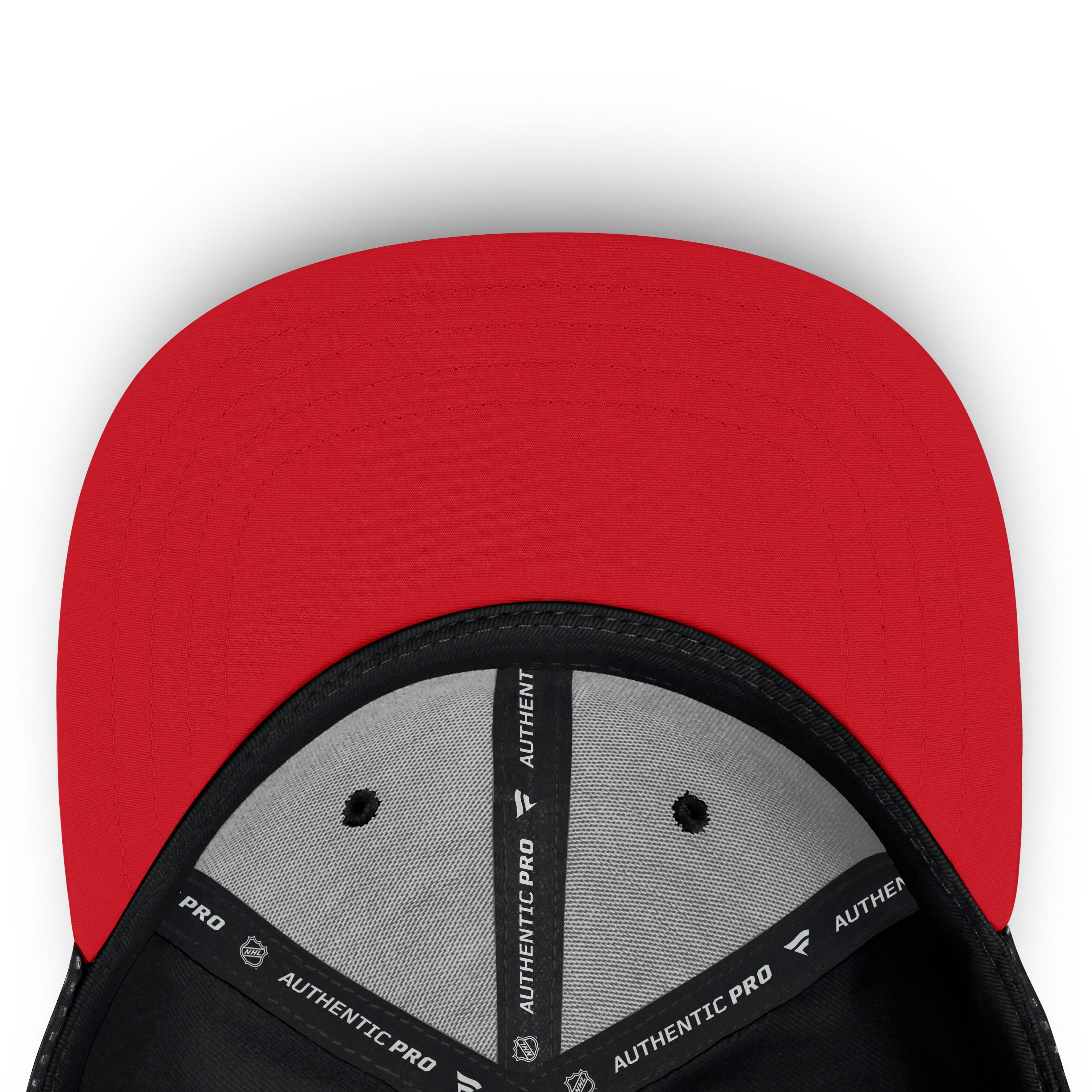 Men's Fanatics Black Ottawa Senators Authentic Pro Rink Square Visor Snapback Hat