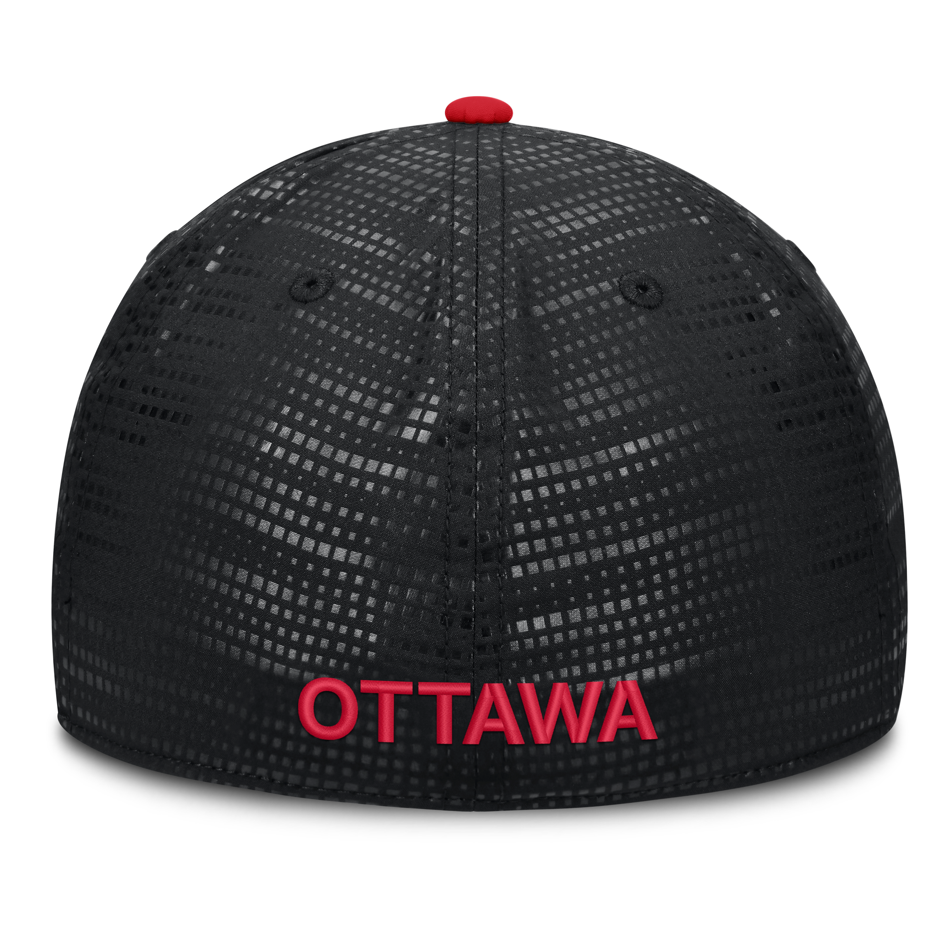 Men's Fanatics Black Ottawa Senators Authentic Pro Rink Stretch Fit Hat