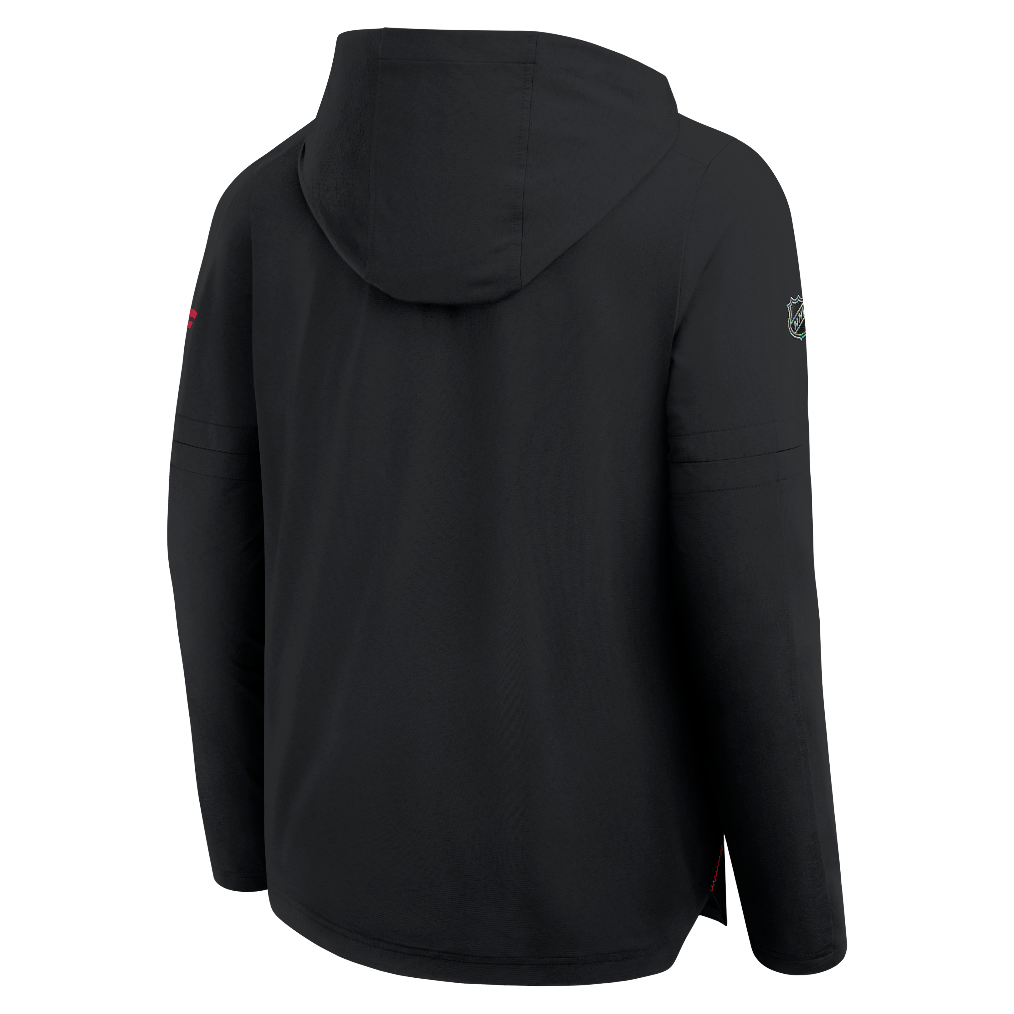 Men's Fanatics Black Ottawa Senators Authentic Pro Train Lightweight Pullover Hoodie