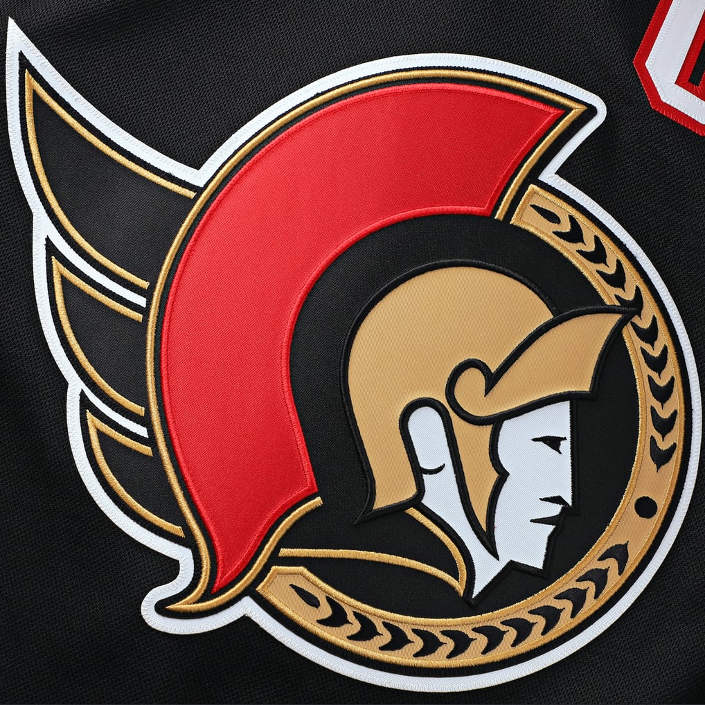 Men's Ottawa Senators Fanatics Black Home Premium Custom Jersey