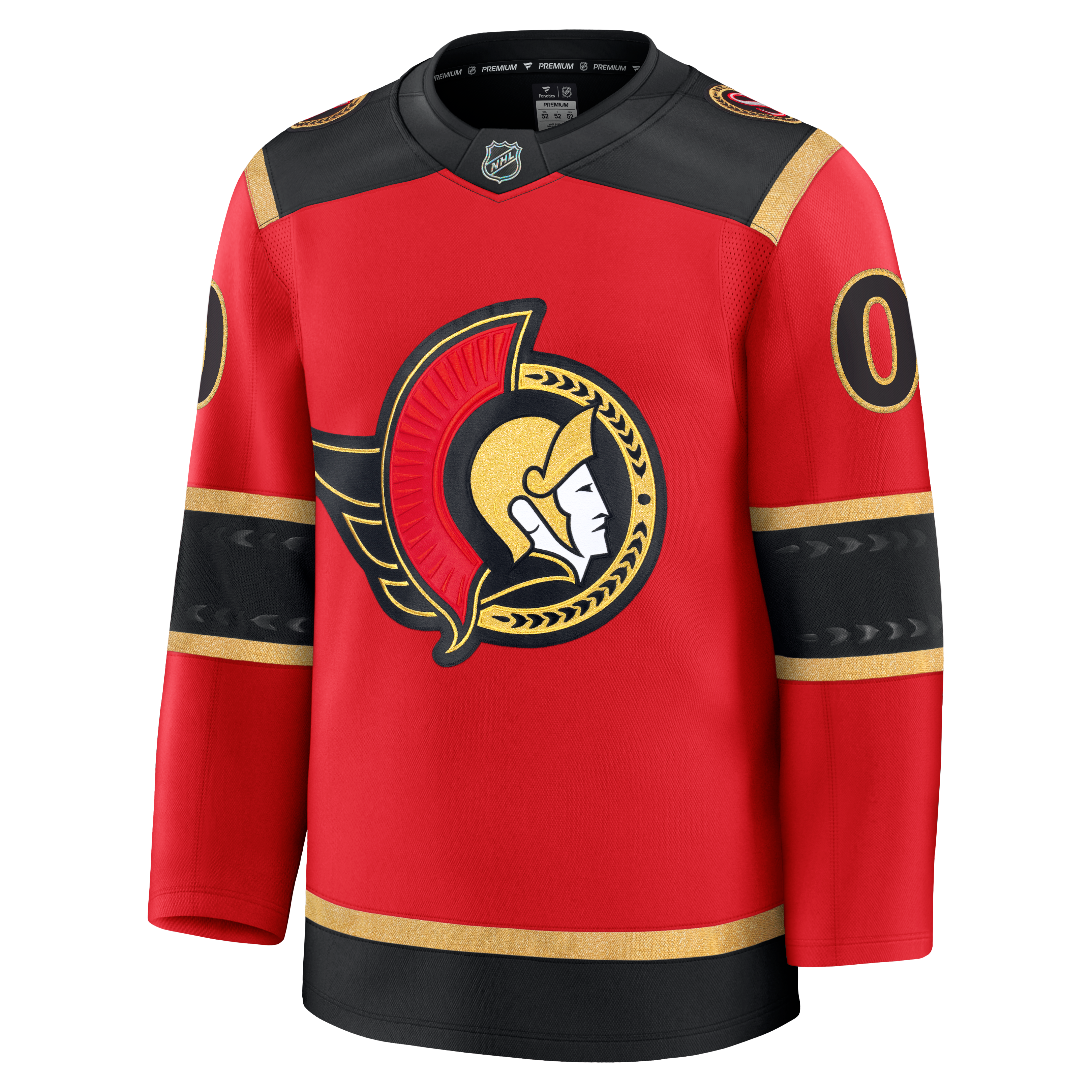 Men's Fanatics  Red Ottawa Senators Alternate Custom Premium Jersey