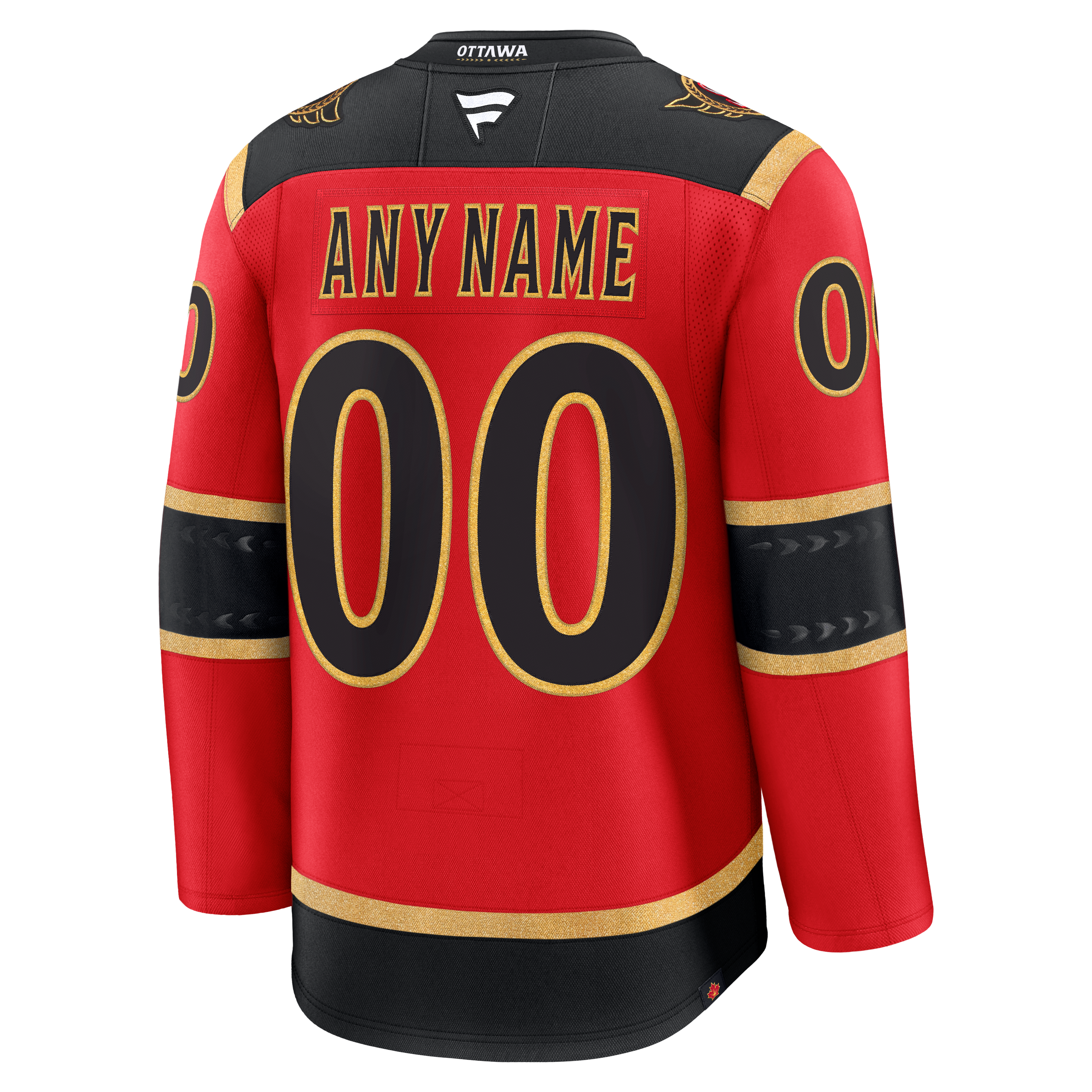Men's Fanatics  Red Ottawa Senators Alternate Custom Premium Jersey
