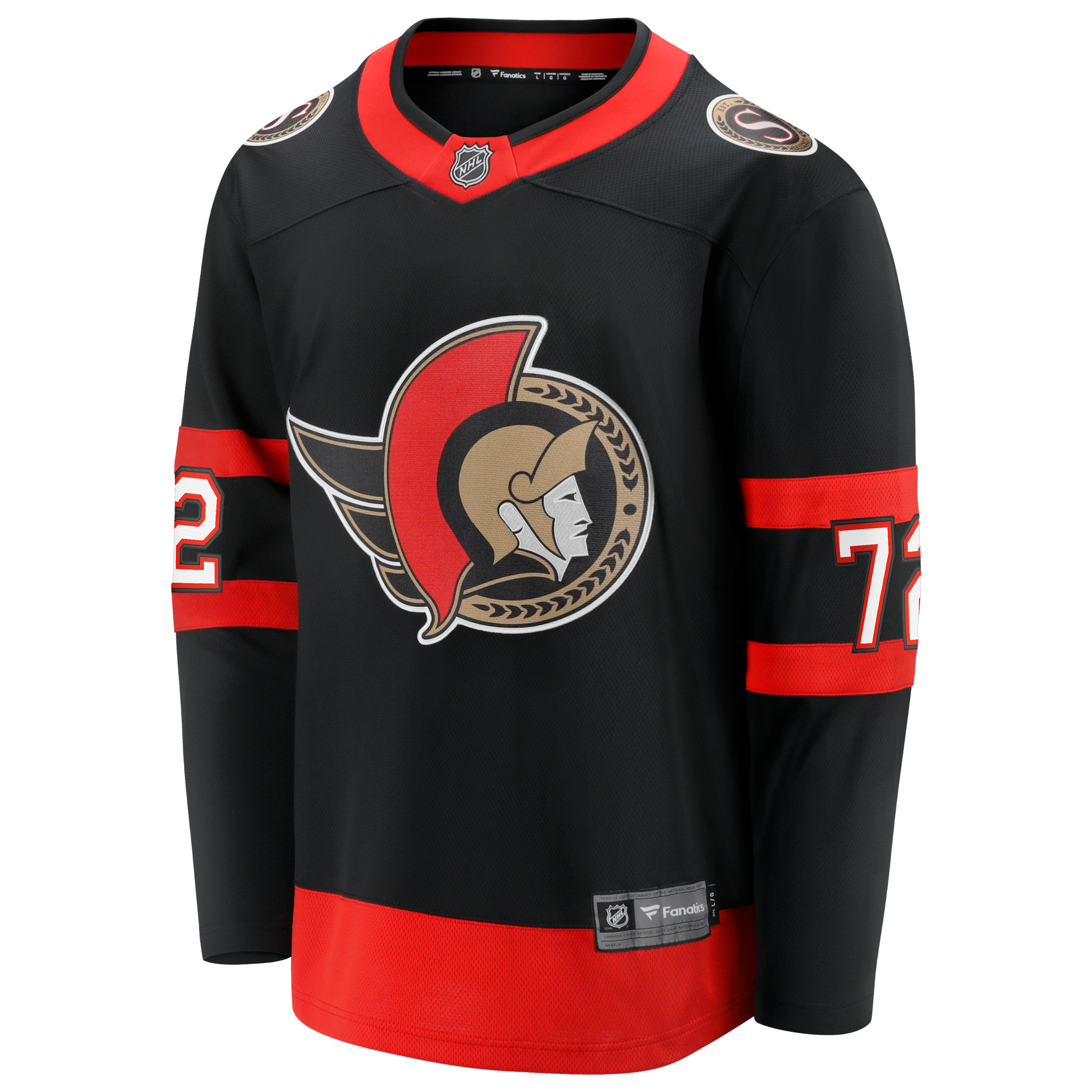 Men's Fanatics Thomas Chabot Black Ottawa Senators Home Breakaway Jersey