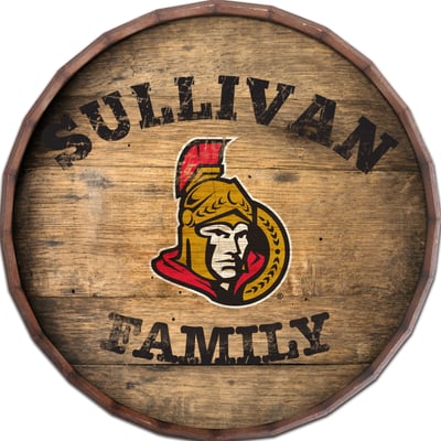 Ottawa Senators 24" Personalized Barrel Top