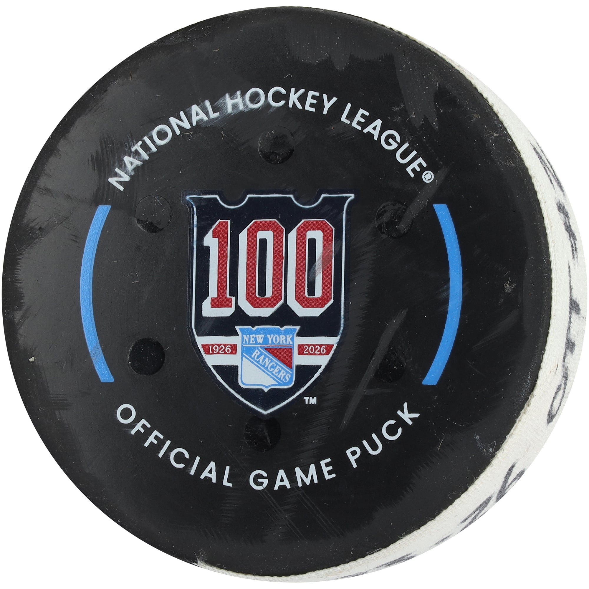 Warren Foegele Ottawa Senators Game-Used Goal Puck from March 23, 2026 vs. New York Rangers