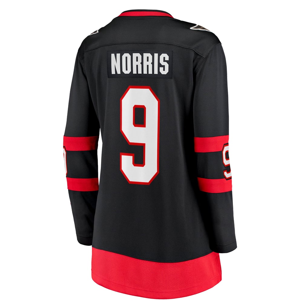 Fanatiques féminines de marque Josh Norris Black Ottawa Senators 2020/21 Home Breakaway - Maillot de joueur