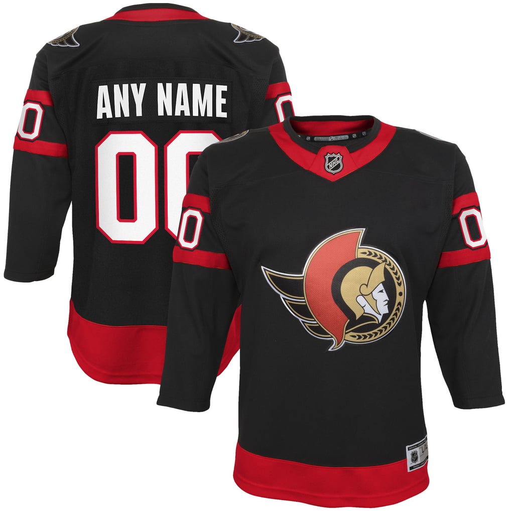 Youth Ottawa Senators Black 2020/21 Home - Premier Custom Jersey
