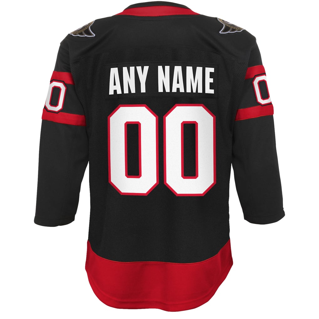 Youth Ottawa Senators Black 2020/21 Home - Premier Custom Jersey