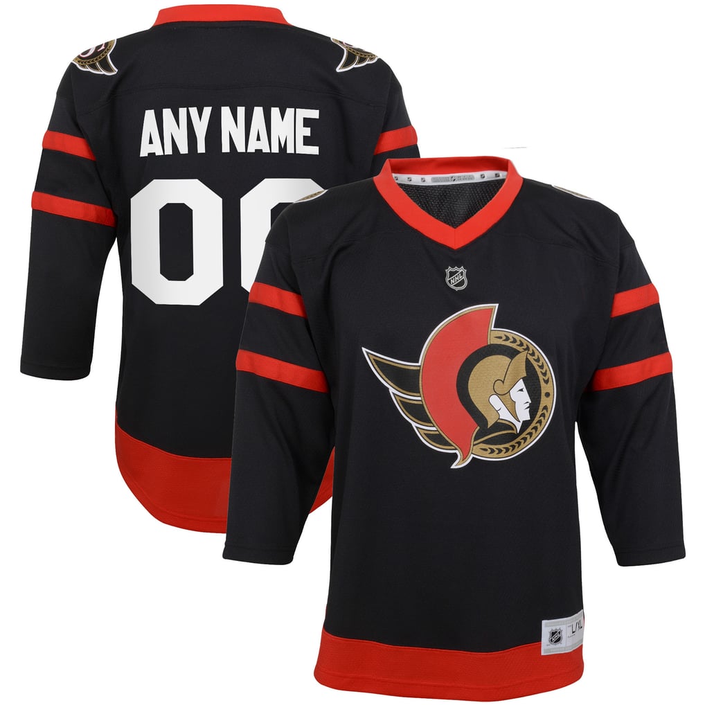 Youth Ottawa Senators Black 2020/21 Home - Replica Custom Jersey