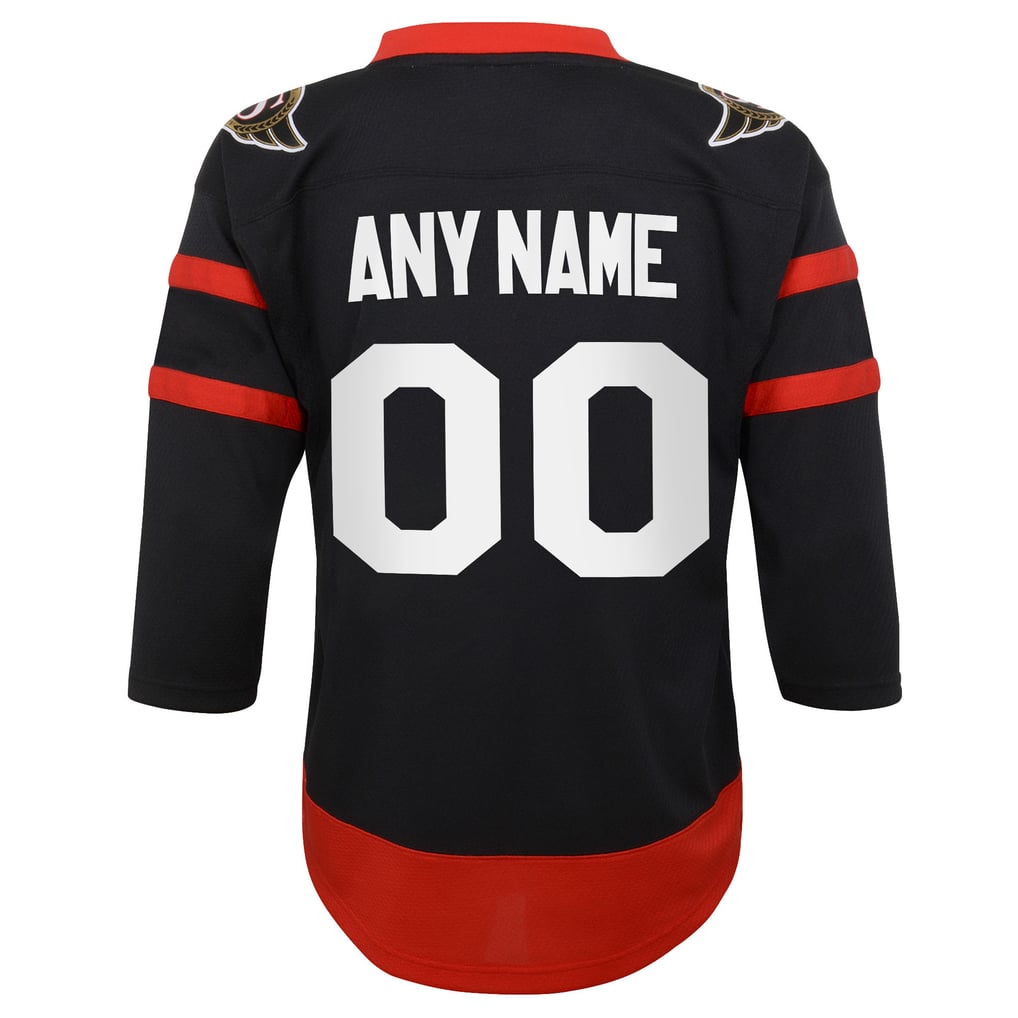 Youth Ottawa Senators Black 2020/21 Home - Replica Custom Jersey
